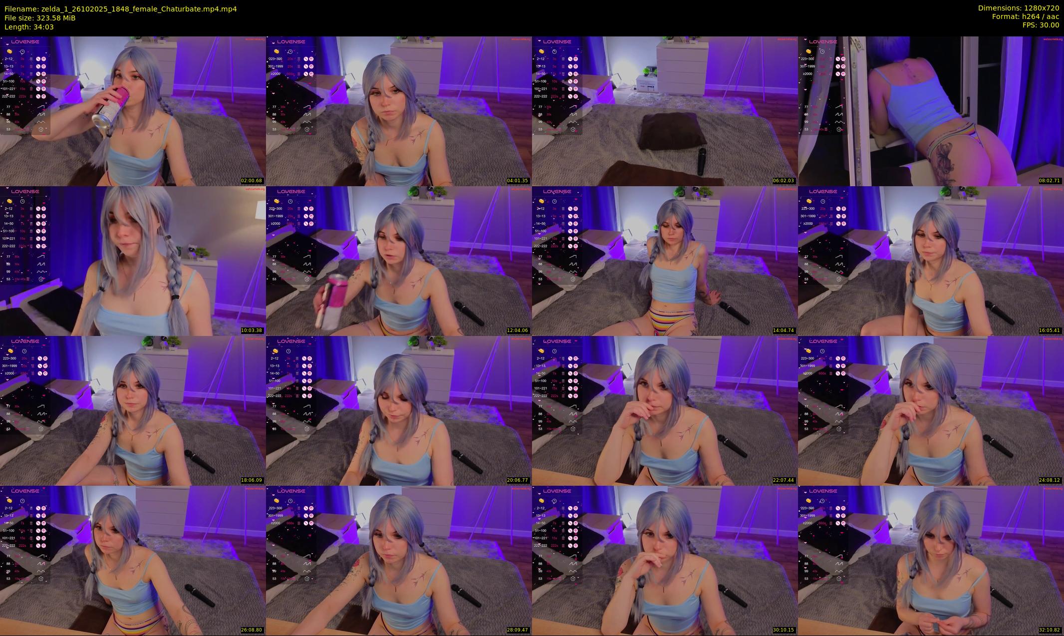 zelda_1 — 35 minute Chaturbate female cam show recording, 720p, Oct 26, 2025