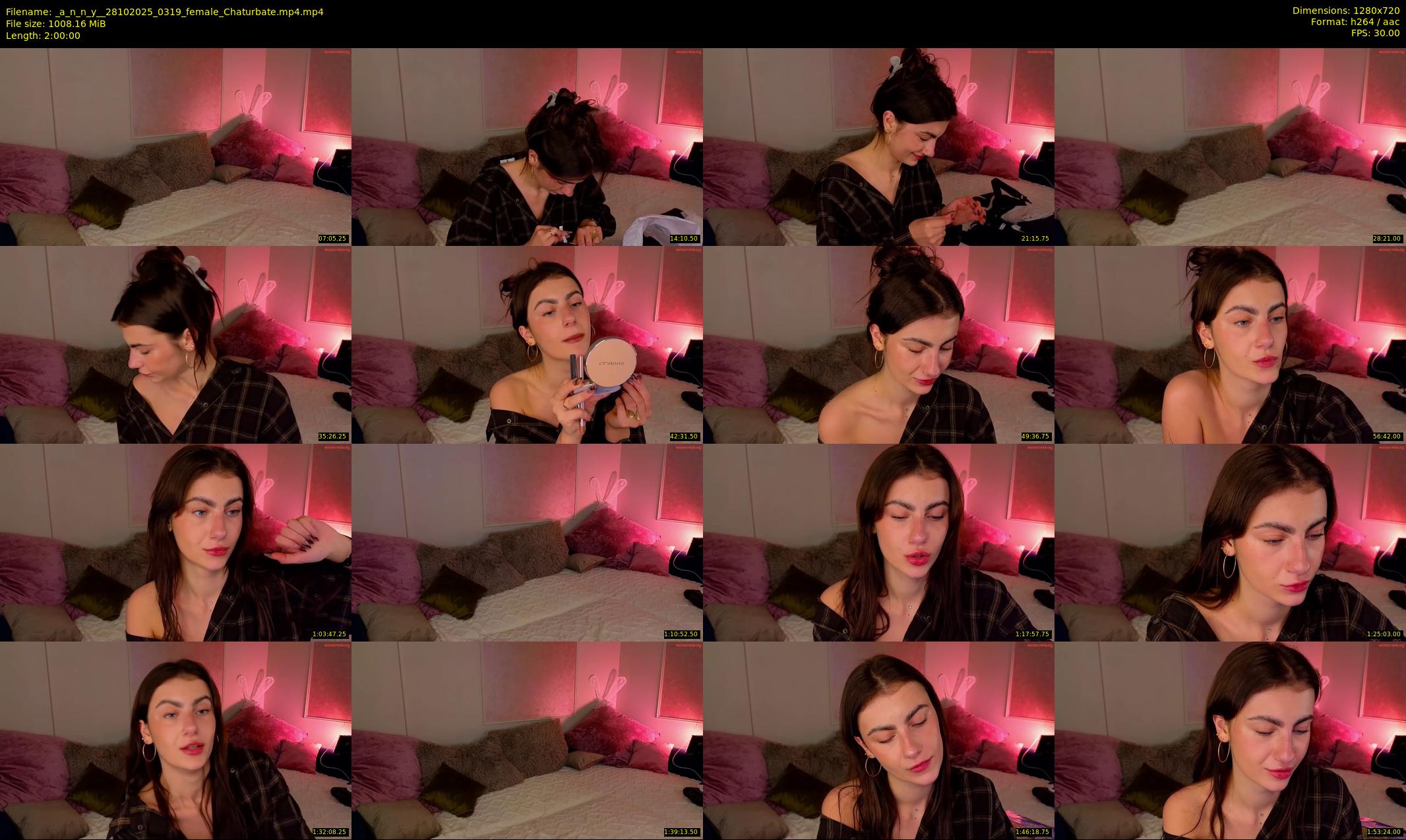 _a_n_n_y_ — 120 minute Chaturbate female cam show recording, 720p, Oct 28, 2025