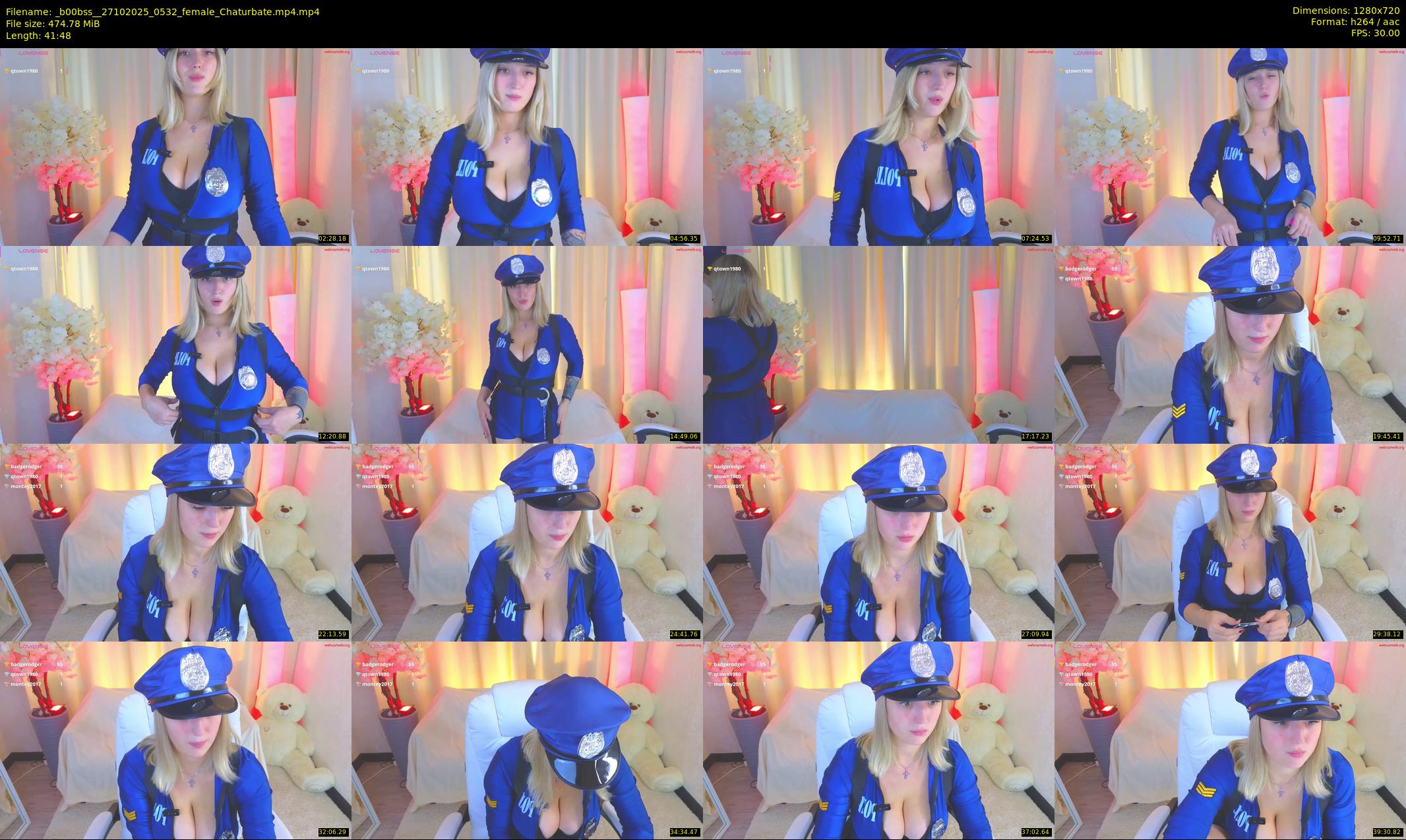 _b00bss_ — 42 minute Chaturbate female cam show recording, 720p, Oct 27, 2025
