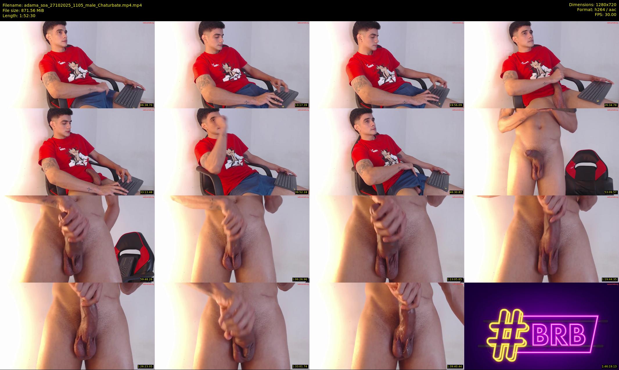 adama_soa — 113 minute Chaturbate male cam show recording, 720p, Oct 27, 2025