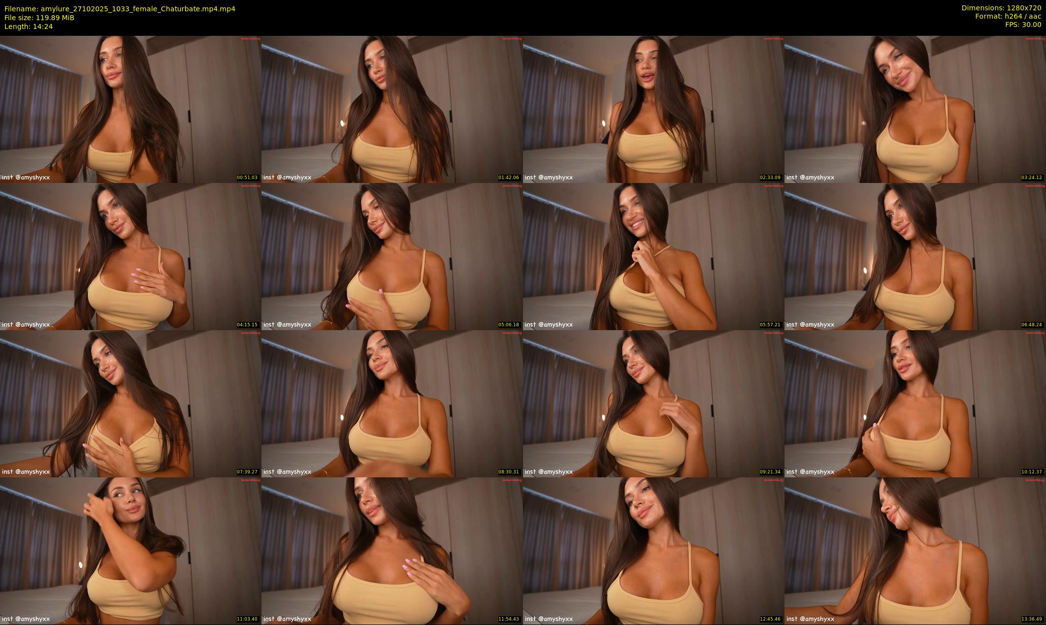 amylure — 15 minute Chaturbate female cam show recording, 720p, Oct 27, 2025