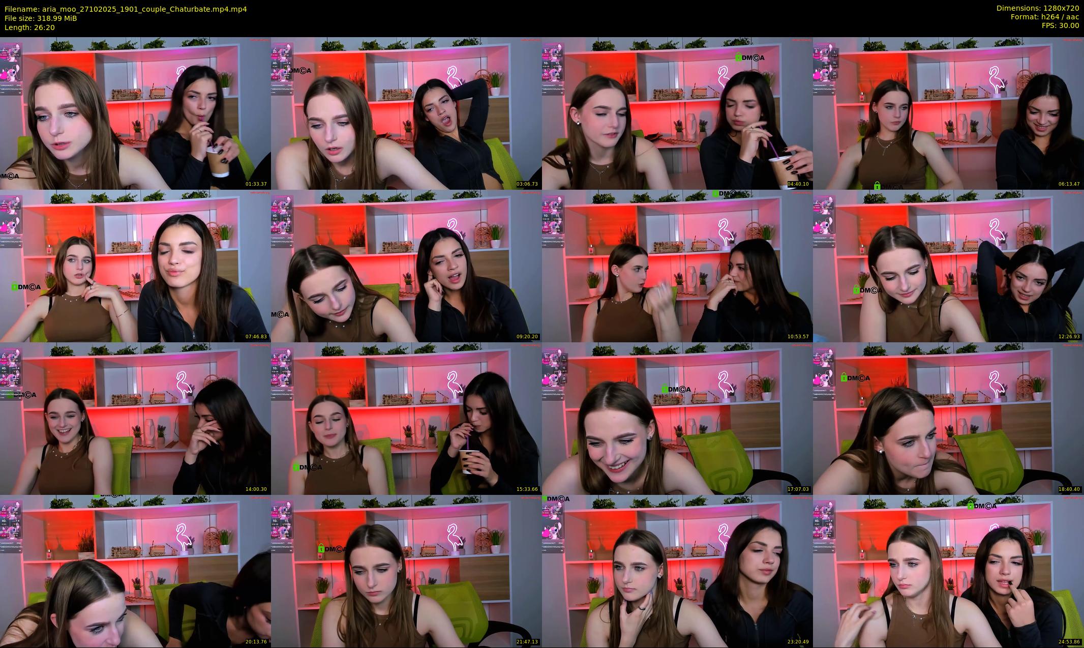 aria_moo — 27 minute Chaturbate couple cam show recording, 720p, Oct 27, 2025