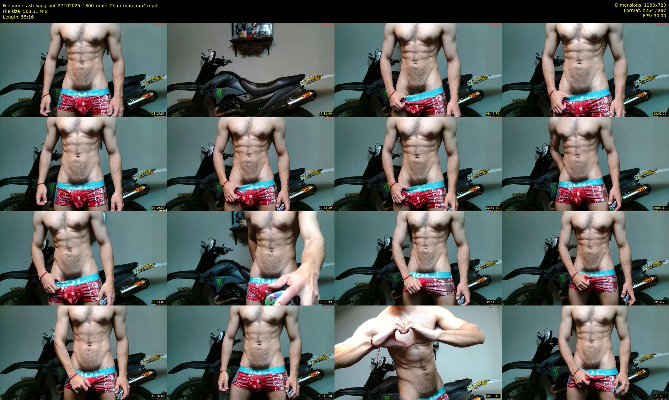 ash_wingrant — 56 minute Chaturbate male cam show recording, 720p, Oct 27, 2025