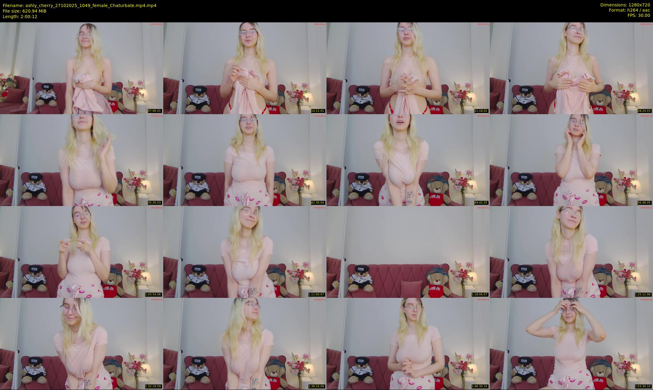 ashly_cherry — 121 minute Chaturbate female cam show recording, 720p, Oct 27, 2025