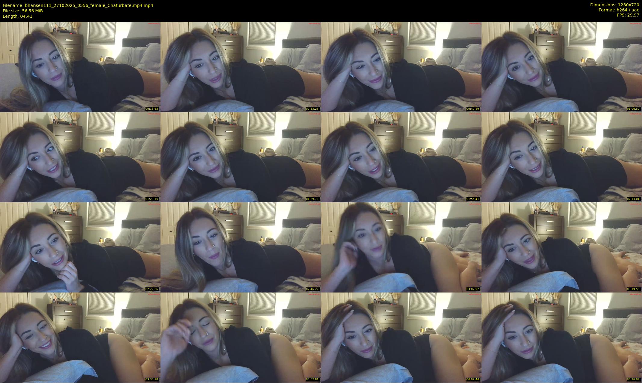bhansen111 — 5 minute Chaturbate female cam show recording, 720p, Oct 27, 2025
