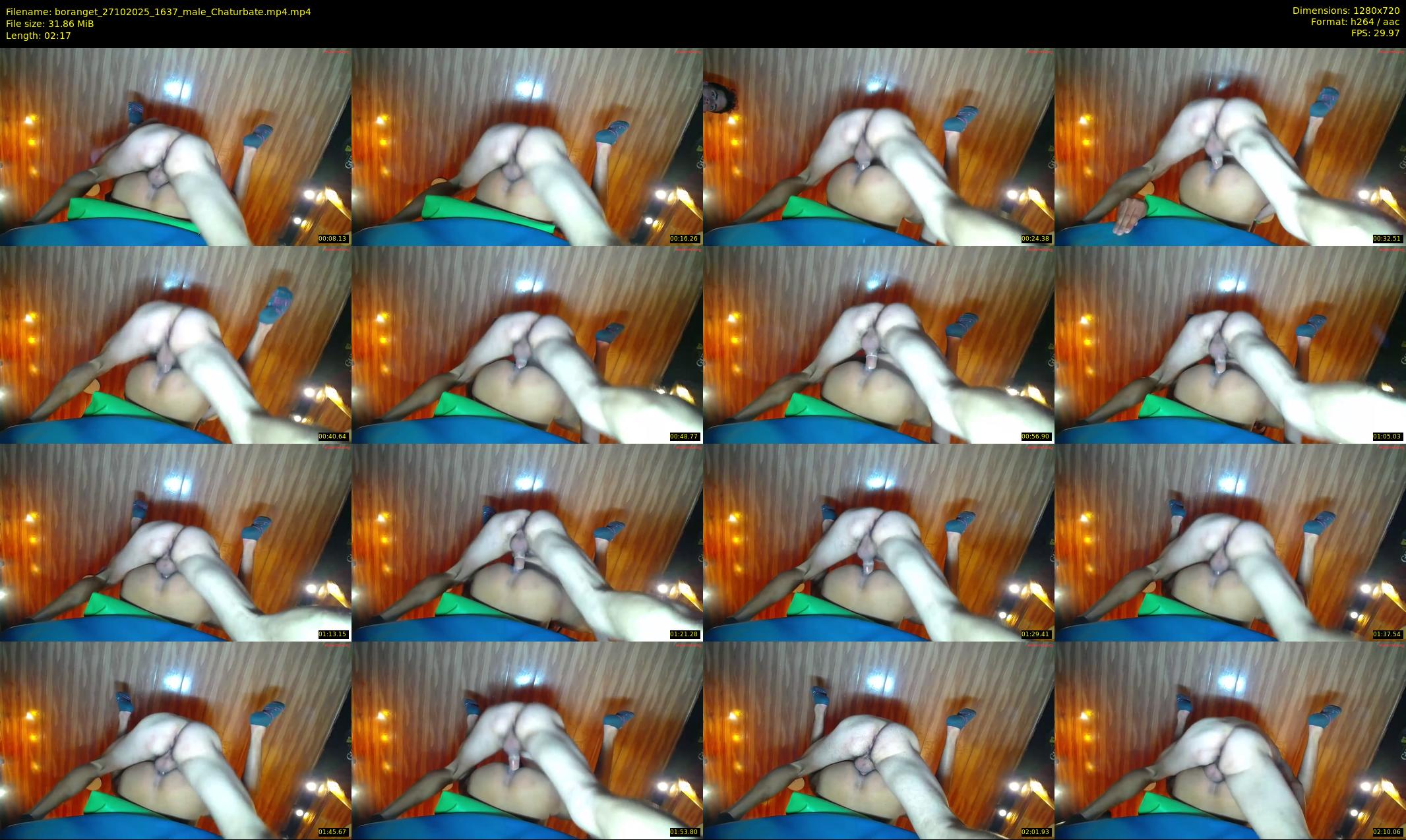 boranget — 3 minute Chaturbate male cam show recording, 720p, Oct 27, 2025