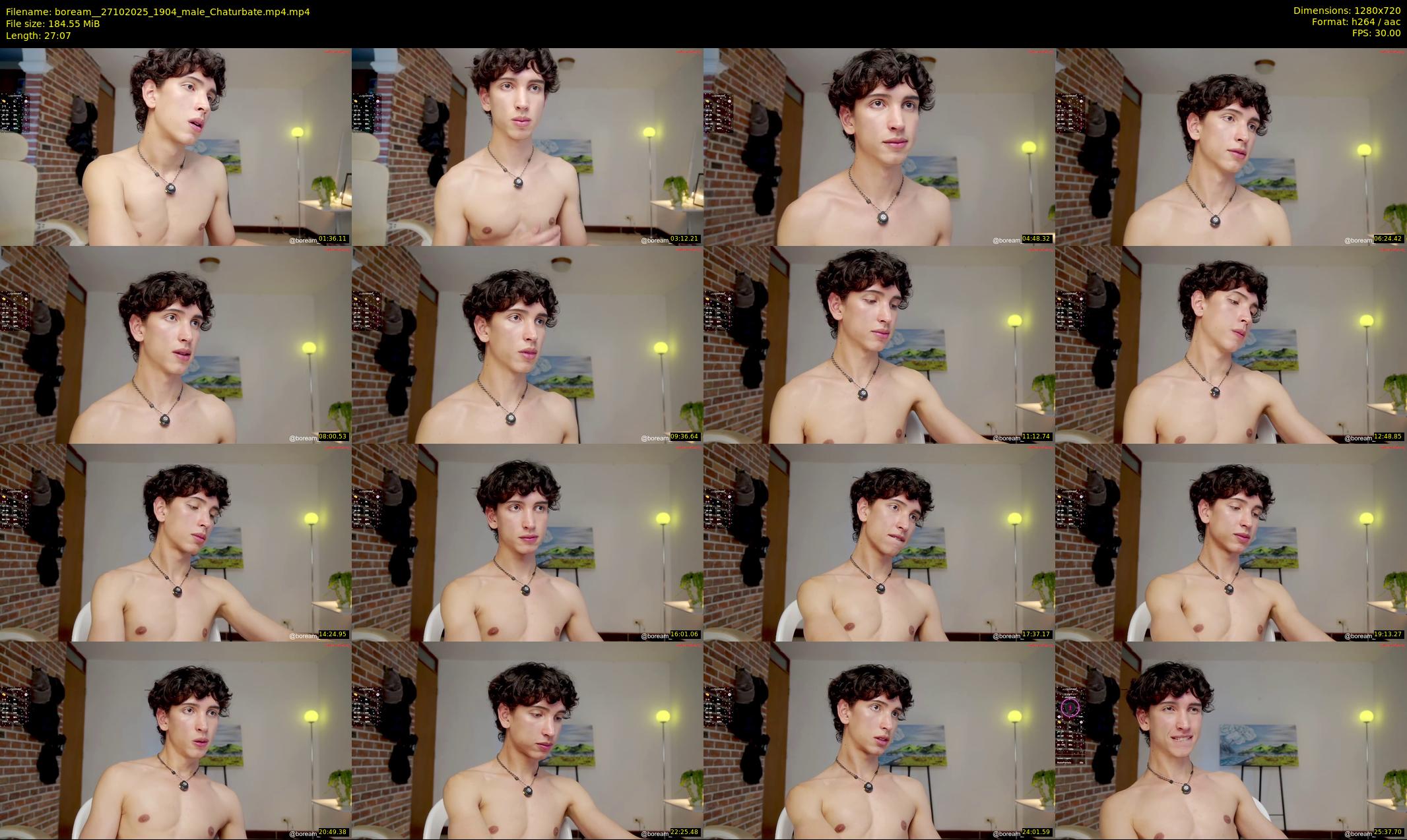 boream_ — 28 minute Chaturbate male cam show recording, 720p, Oct 27, 2025