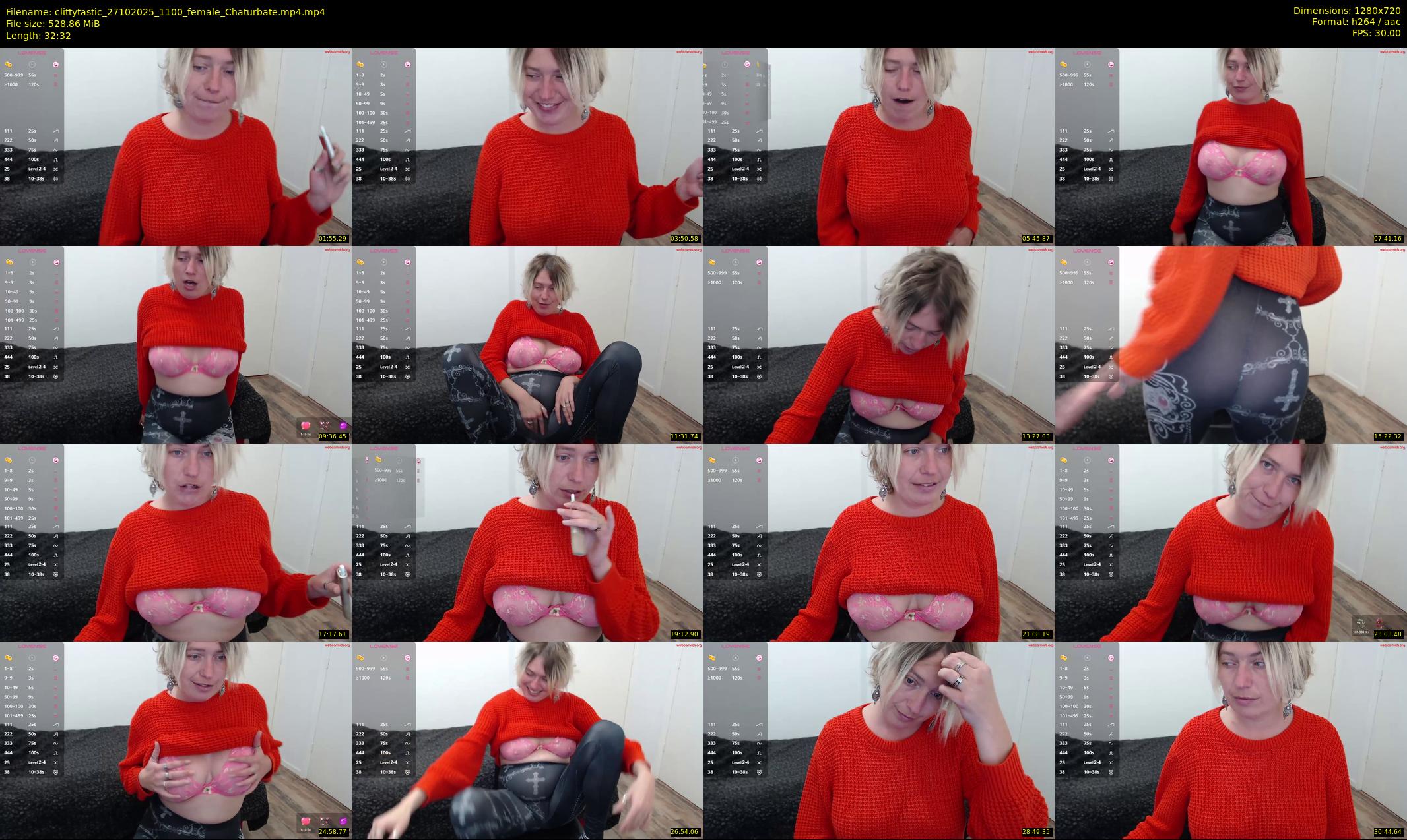 clittytastic — 33 minute Chaturbate female cam show recording, 720p, Oct 27, 2025