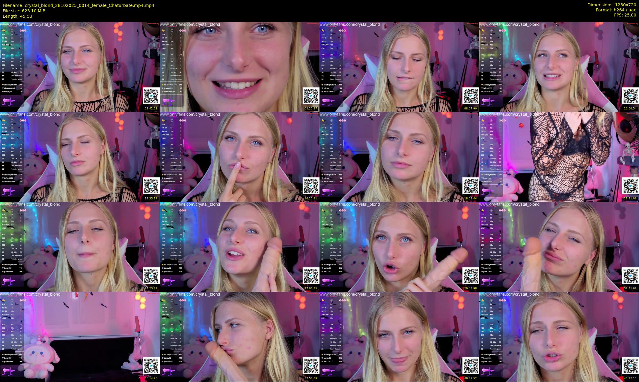 crystal_blond — 46 minute Chaturbate female cam show recording, 720p, Oct 28, 2025