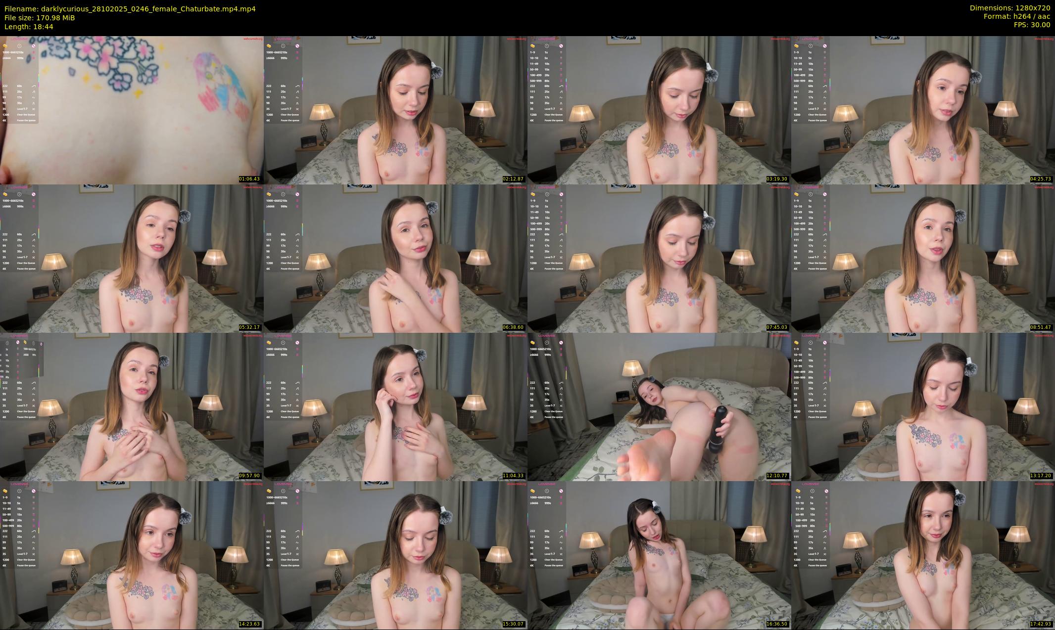 darklycurious — 19 minute Chaturbate female cam show recording, 720p, Oct 28, 2025