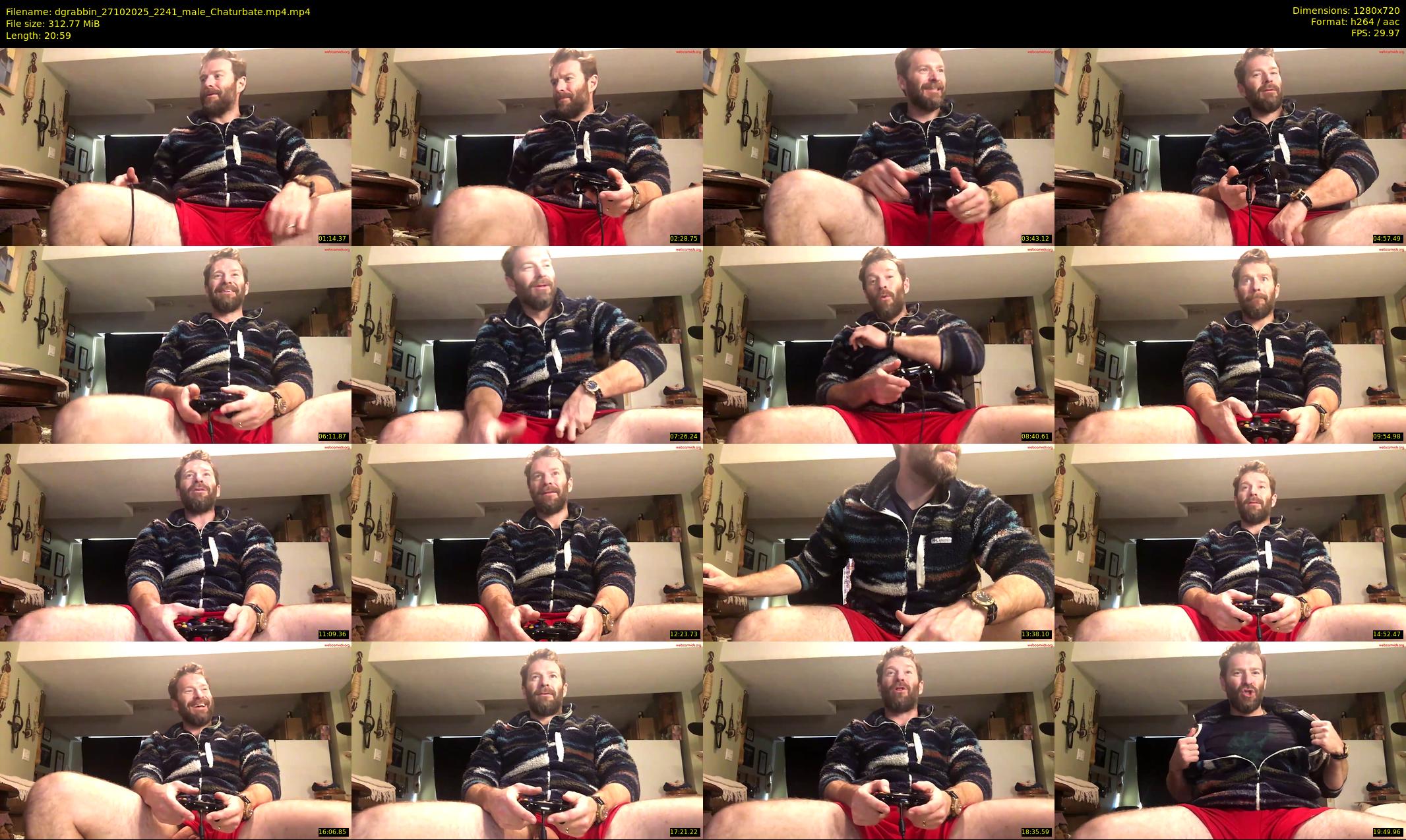 dgrabbin — 21 minute Chaturbate male cam show recording, 720p, Oct 27, 2025