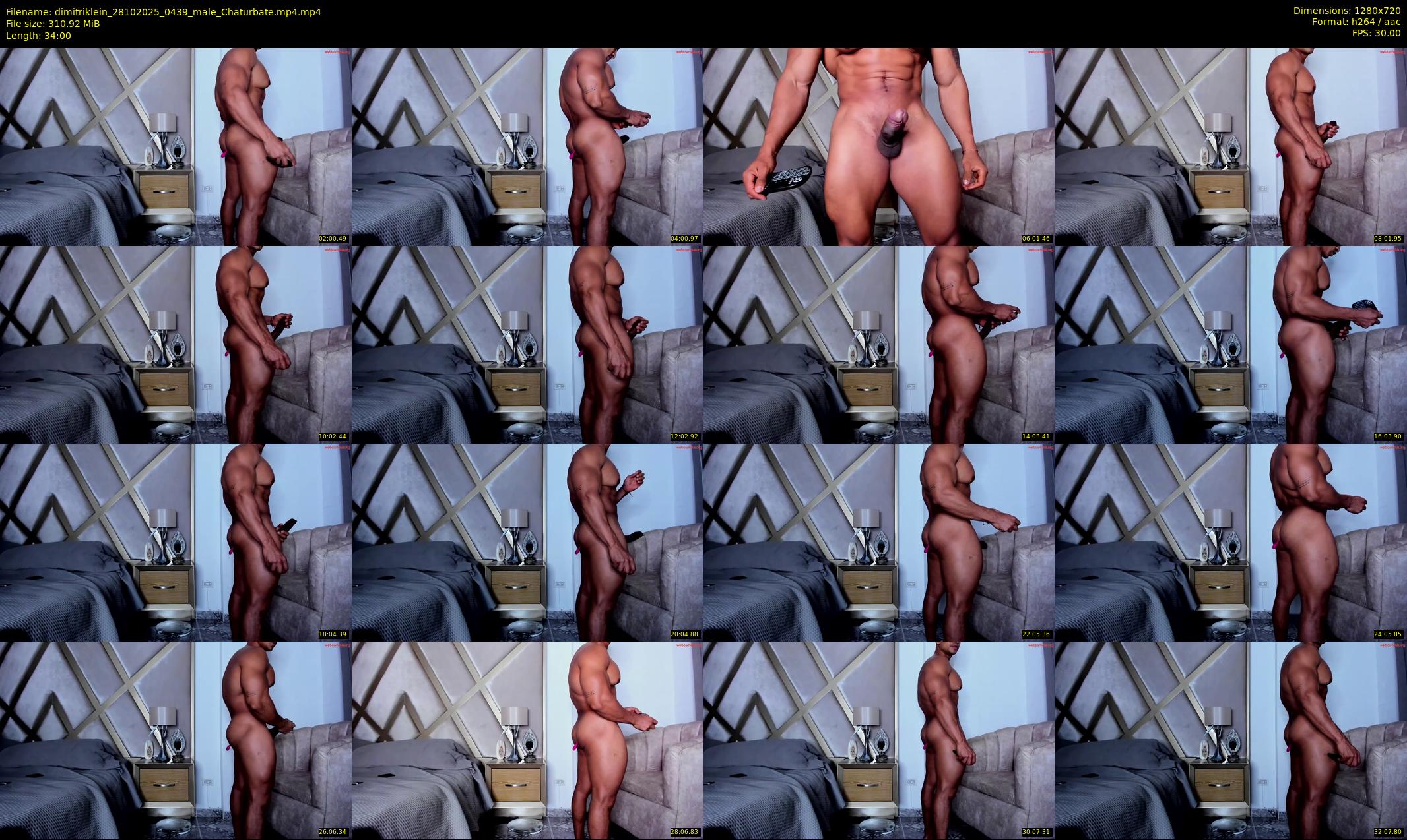 dimitriklein — 34 minute Chaturbate male cam show recording, 720p, Oct 28, 2025