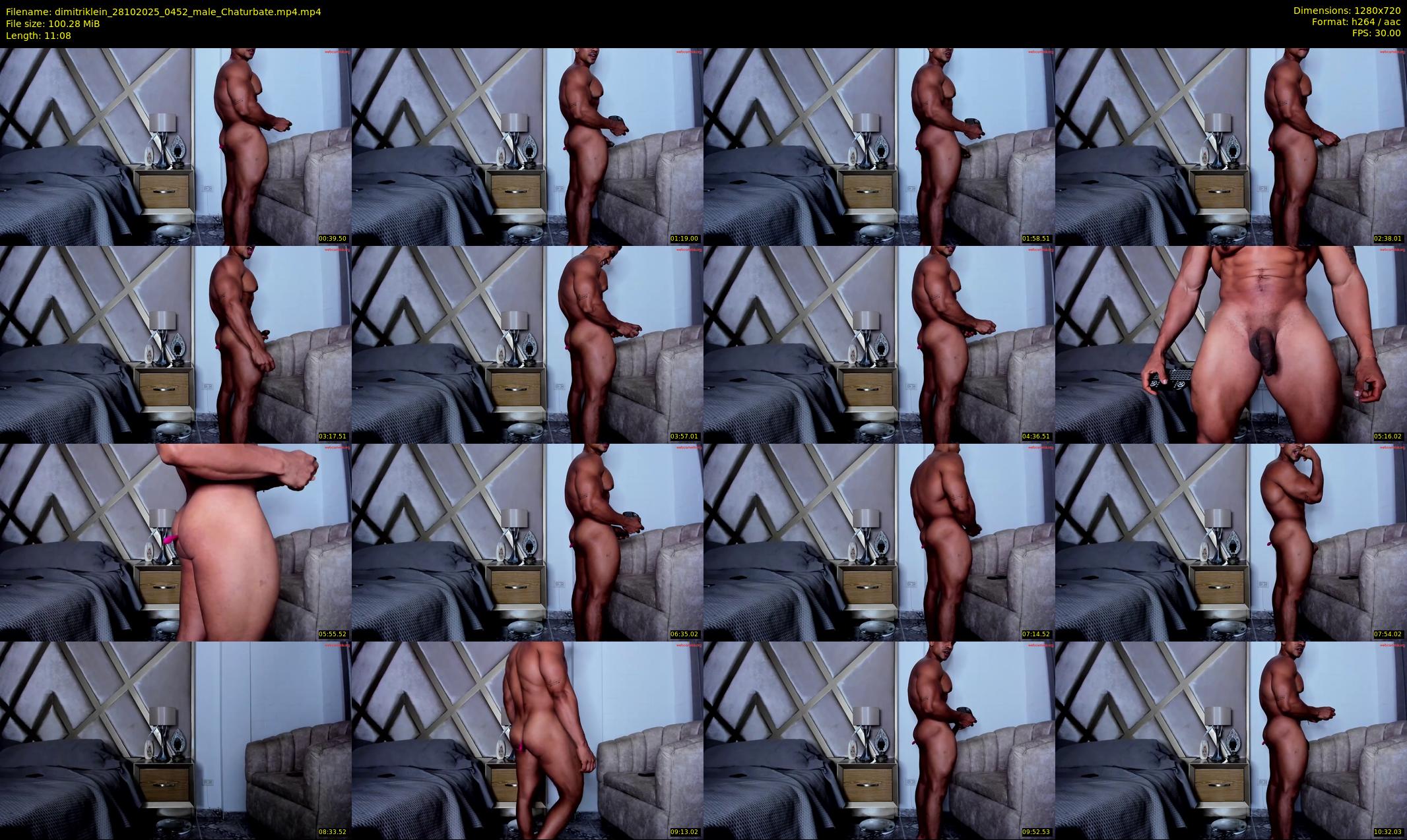 dimitriklein — 12 minute Chaturbate male cam show recording, 720p, Oct 28, 2025