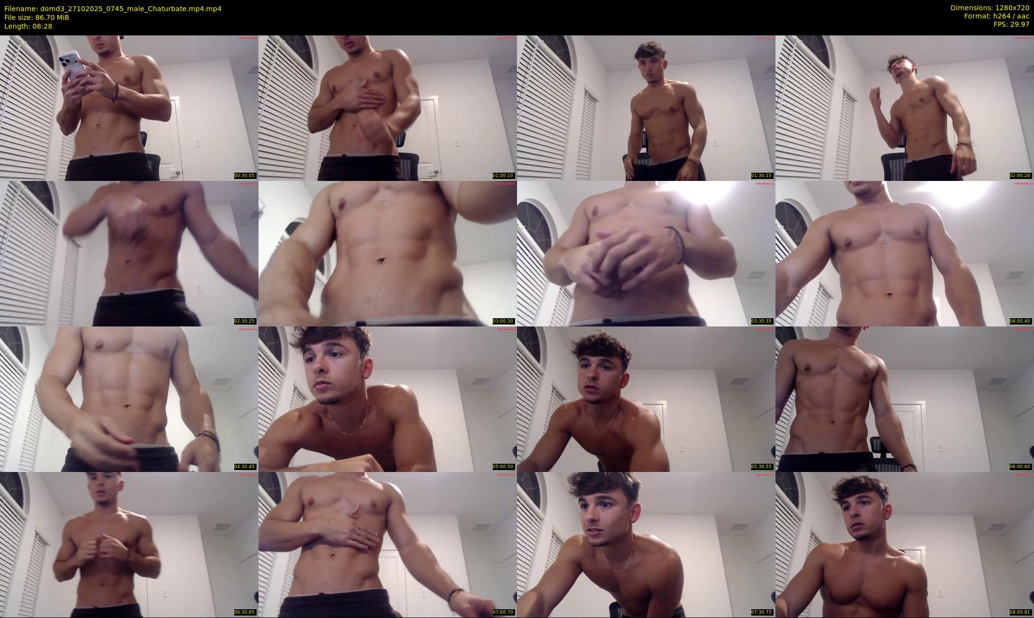 domd3 — 9 minute Chaturbate male cam show recording, 720p, Oct 27, 2025