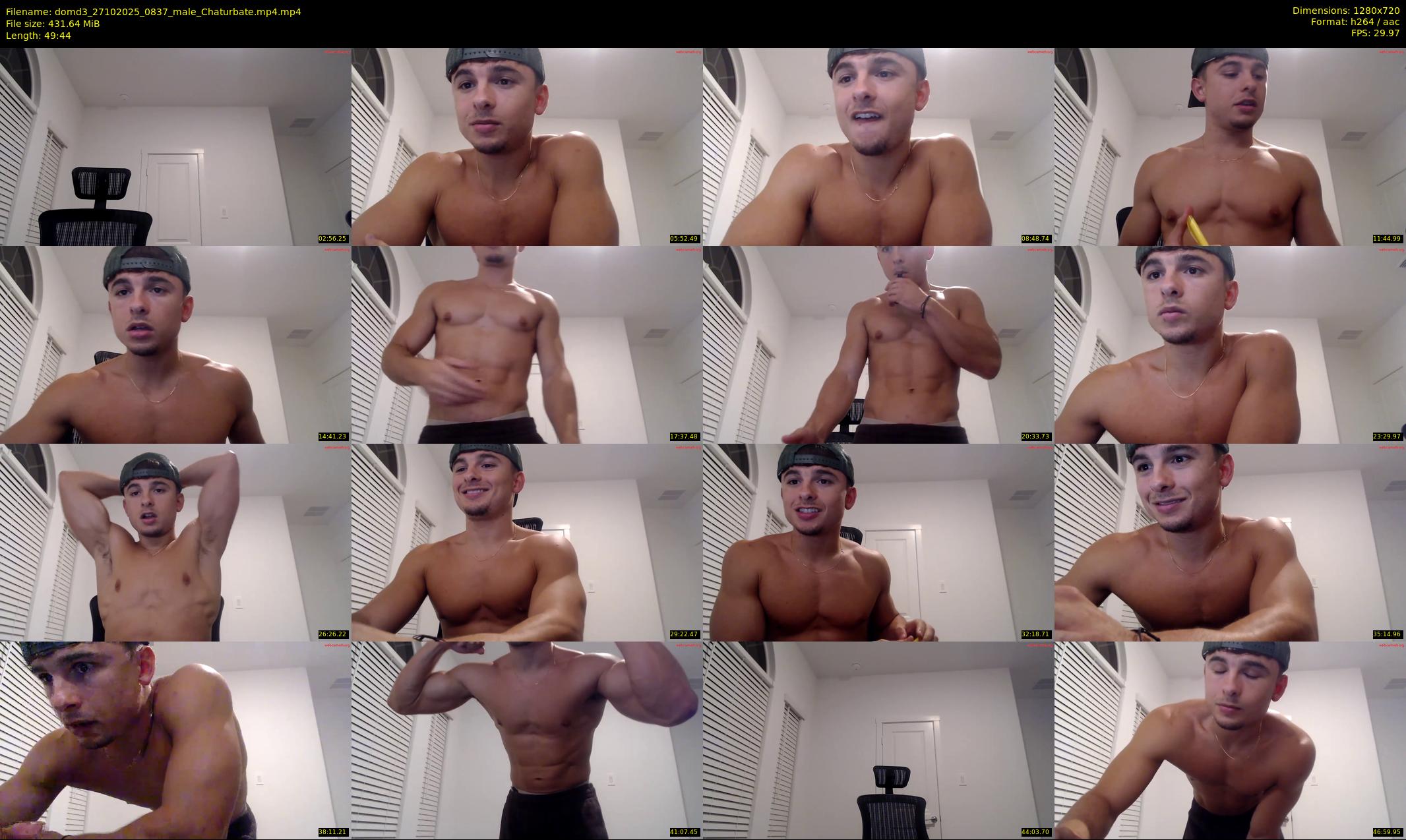 domd3 — 50 minute Chaturbate male cam show recording, 720p, Oct 27, 2025