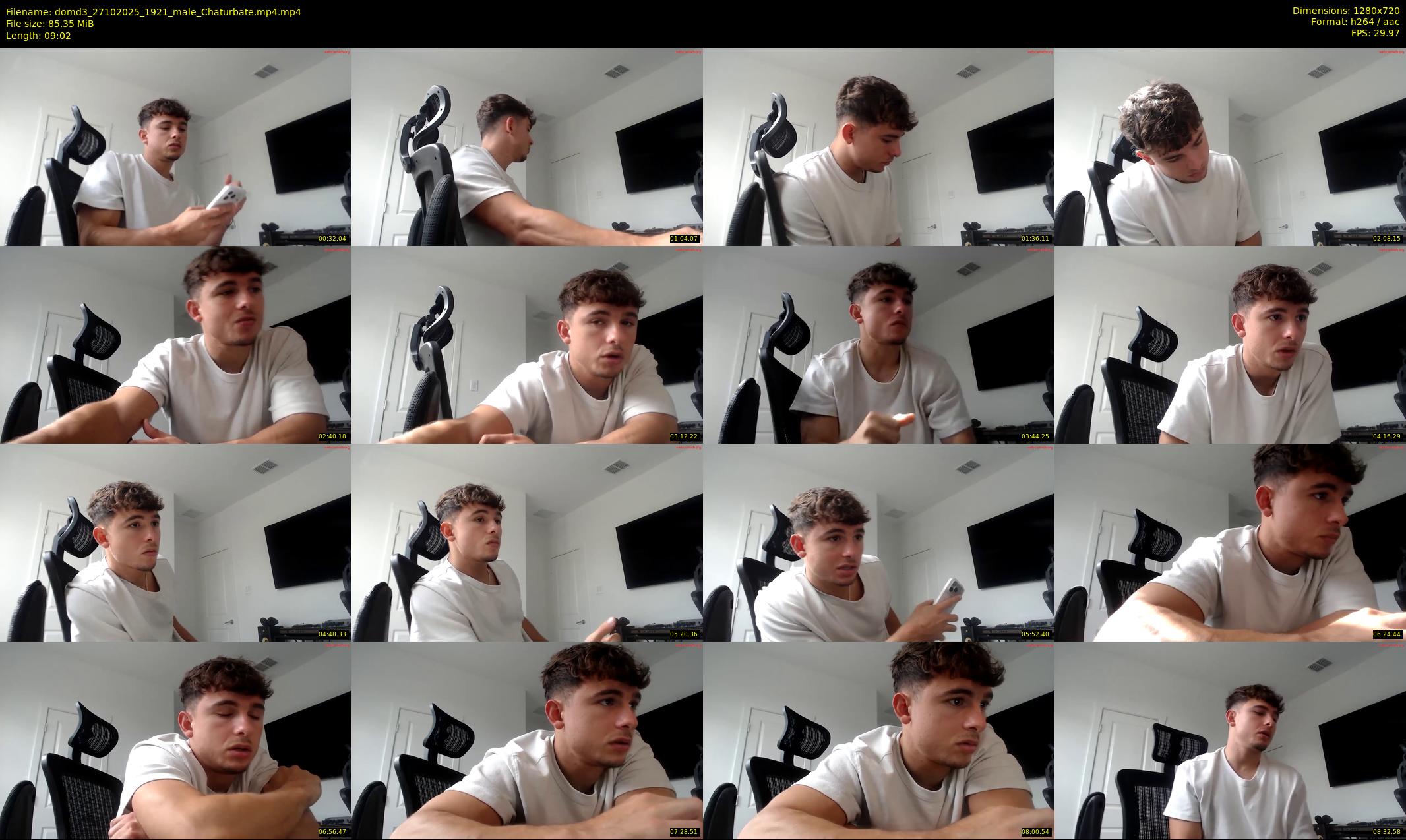 domd3 — 10 minute Chaturbate male cam show recording, 720p, Oct 27, 2025
