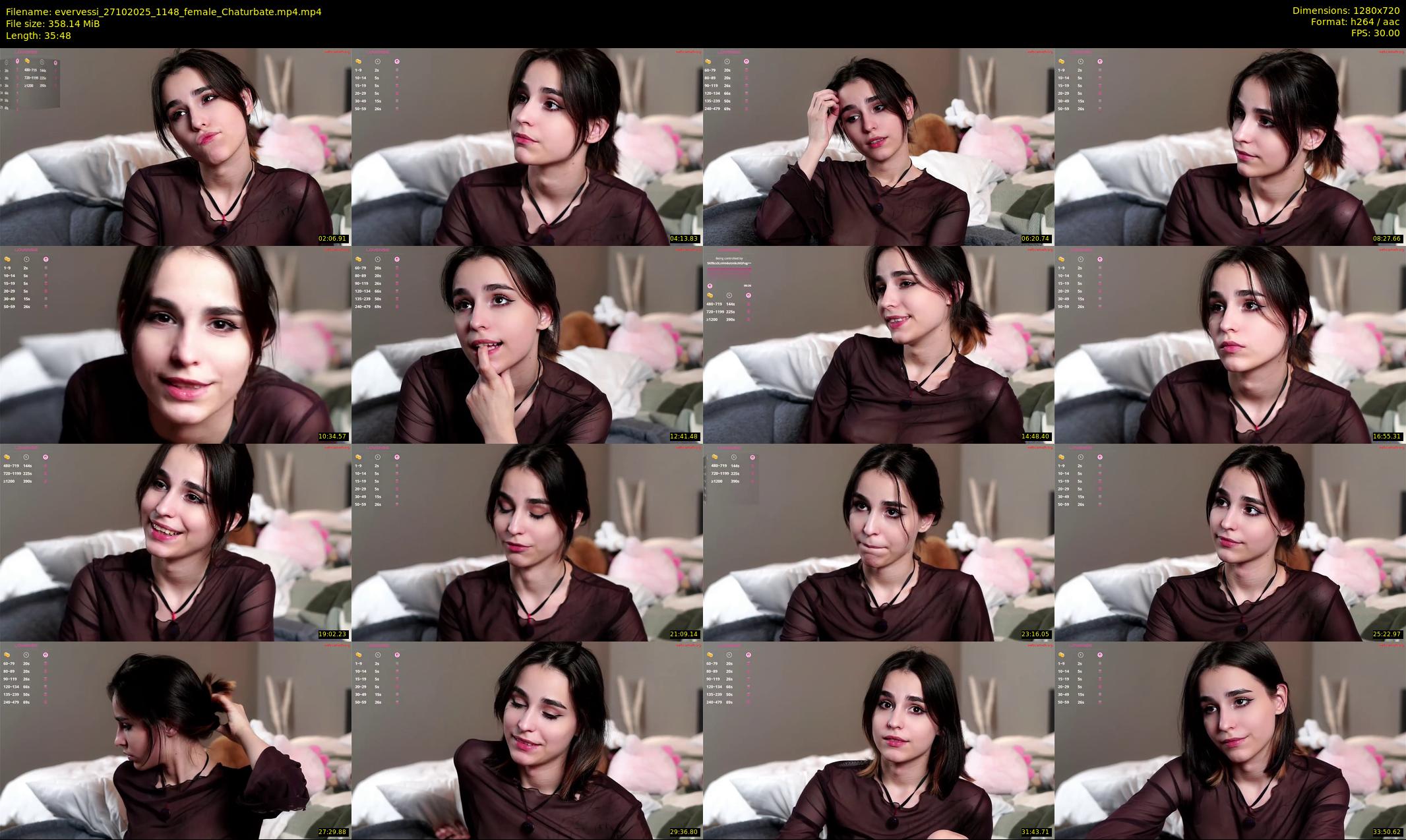 evervessi — 36 minute Chaturbate female cam show recording, 720p, Oct 27, 2025