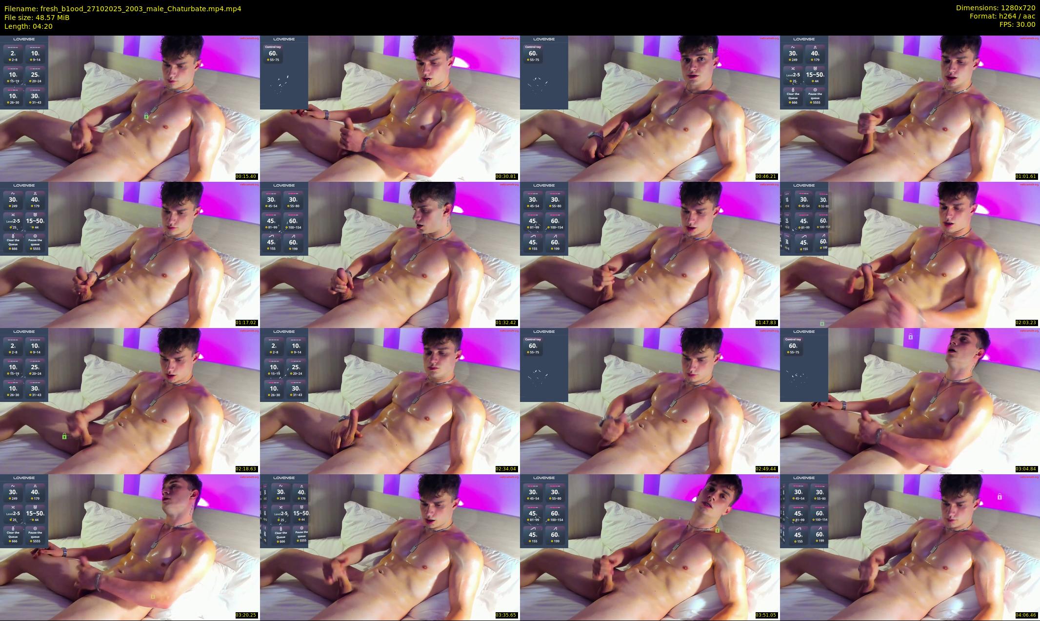 fresh_b1ood — 5 minute Chaturbate male cam show recording, 720p, Oct 27, 2025