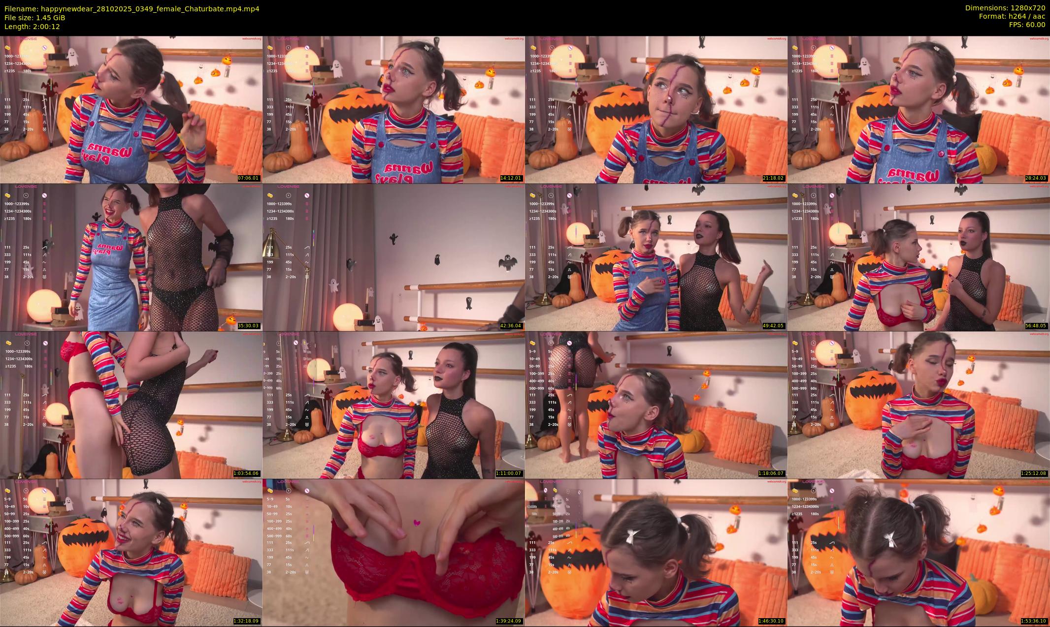 happynewdear — 121 minute Chaturbate female cam show recording, 720p, Oct 28, 2025
