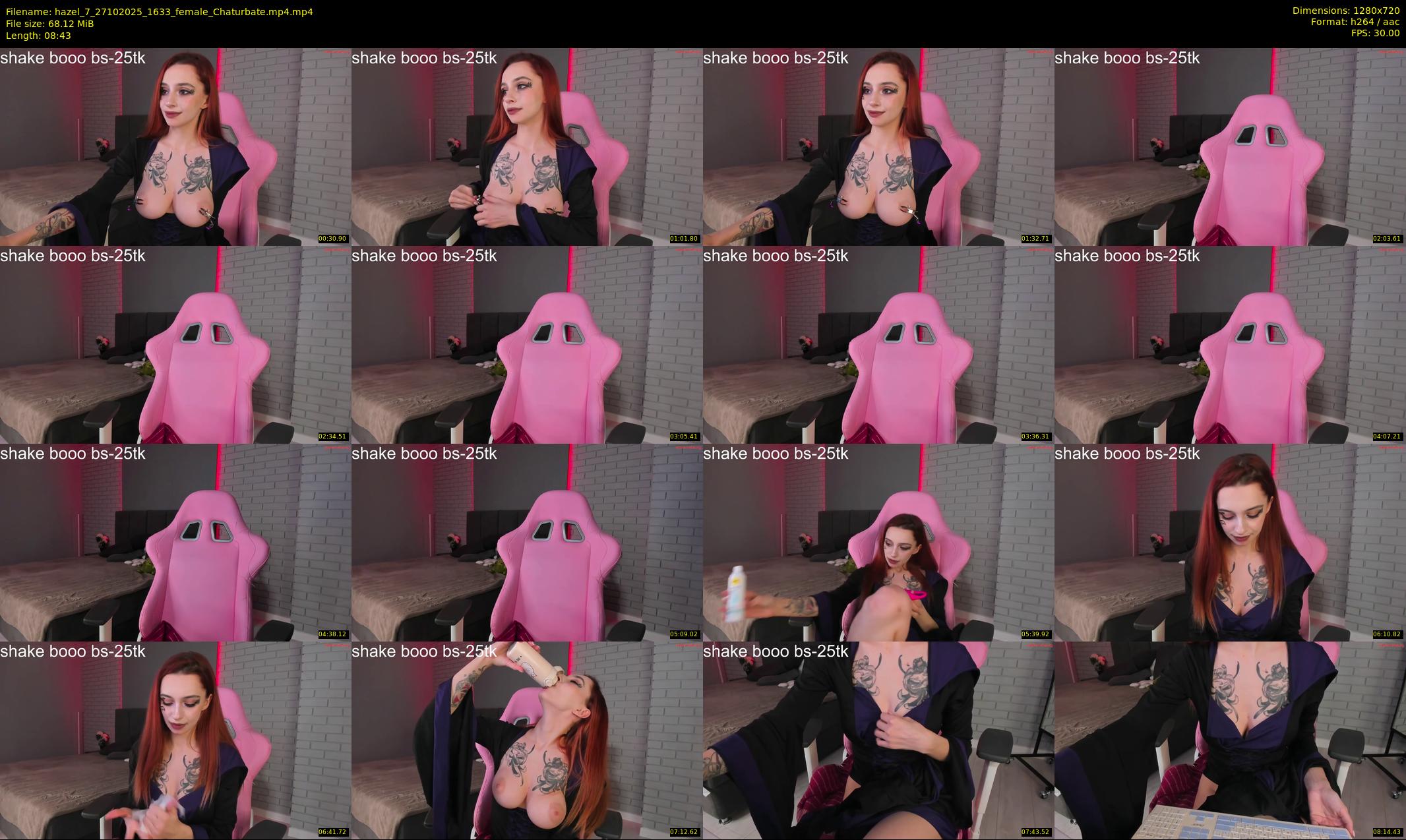 hazel_7 — 9 minute Chaturbate female cam show recording, 720p, Oct 27, 2025