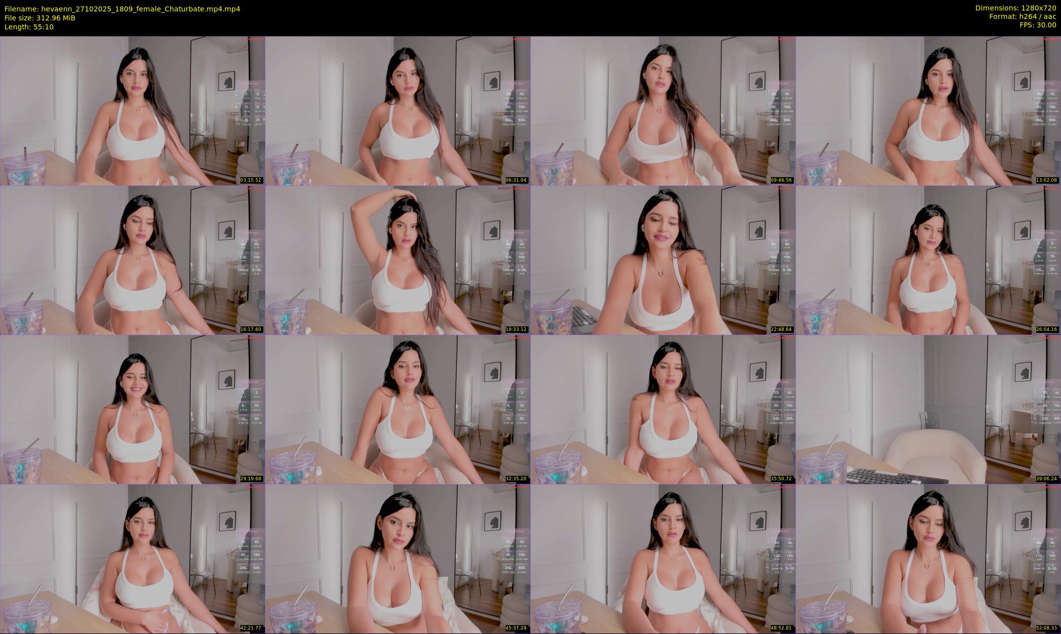 hevaenn — 56 minute Chaturbate female cam show recording, 720p, Oct 27, 2025