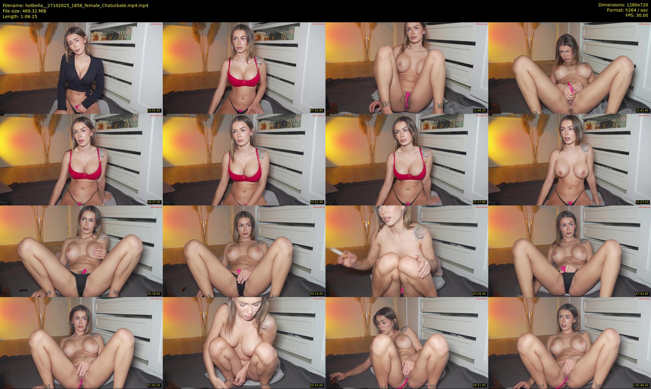 hotbella_ — 67 minute Chaturbate female cam show recording, 720p, Oct 27, 2025
