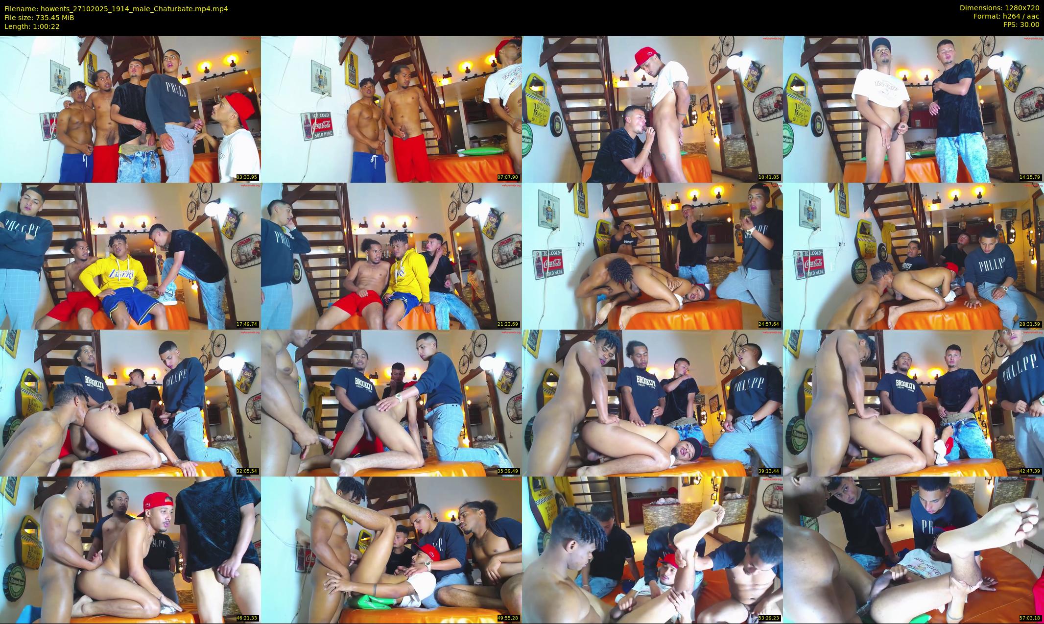 howents — 61 minute Chaturbate male cam show recording, 720p, Oct 27, 2025