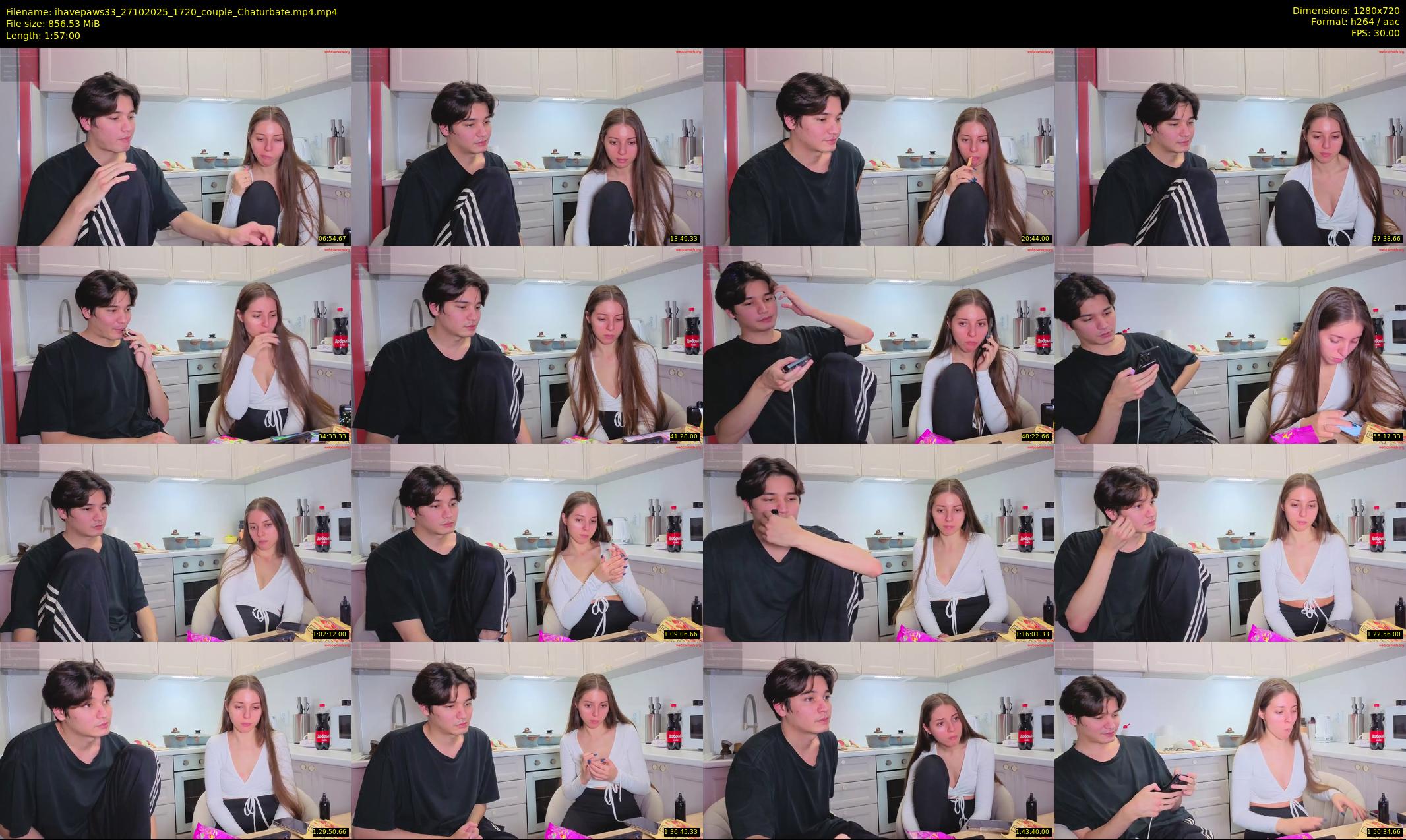 ihavepaws33 — 117 minute Chaturbate couple cam show recording, 720p, Oct 27, 2025