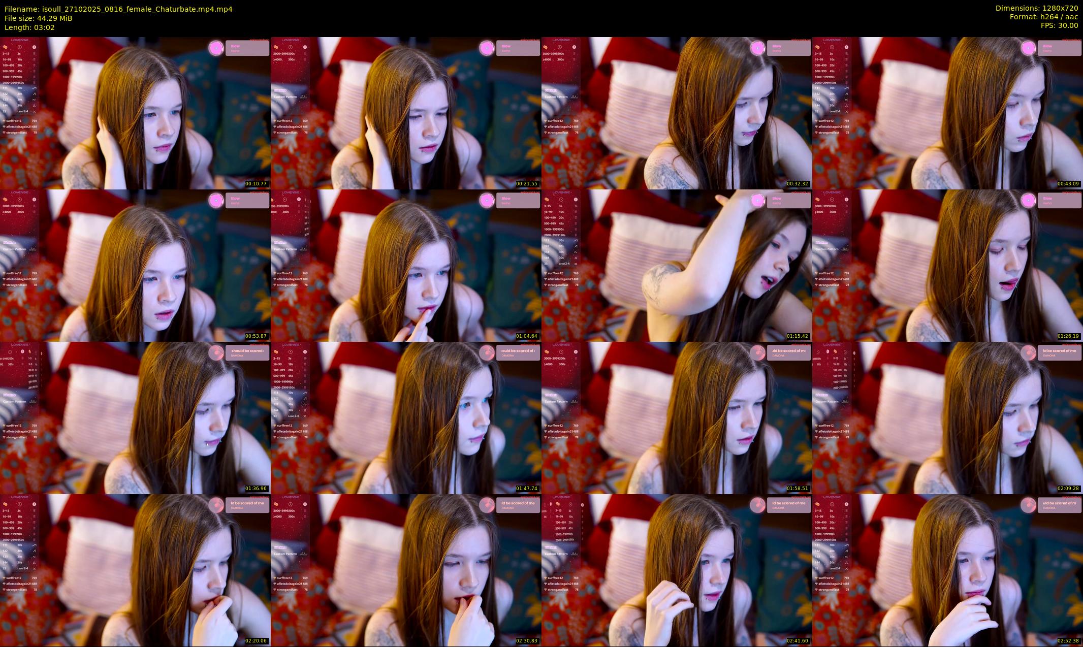 isoull — 4 minute Chaturbate female cam show recording, 720p, Oct 27, 2025
