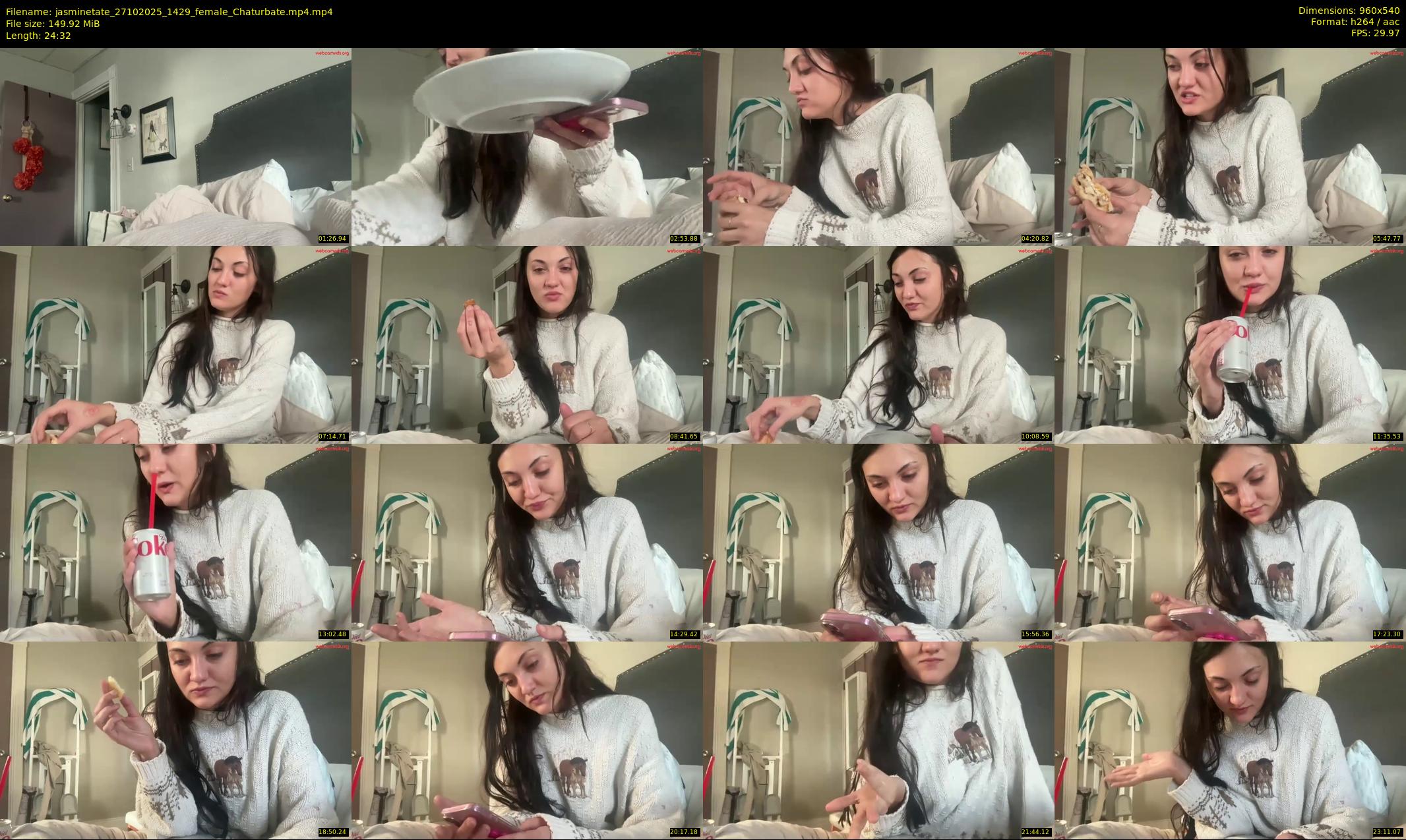 jasminetate — 25 minute Chaturbate female cam show recording, 480p, Oct 27, 2025