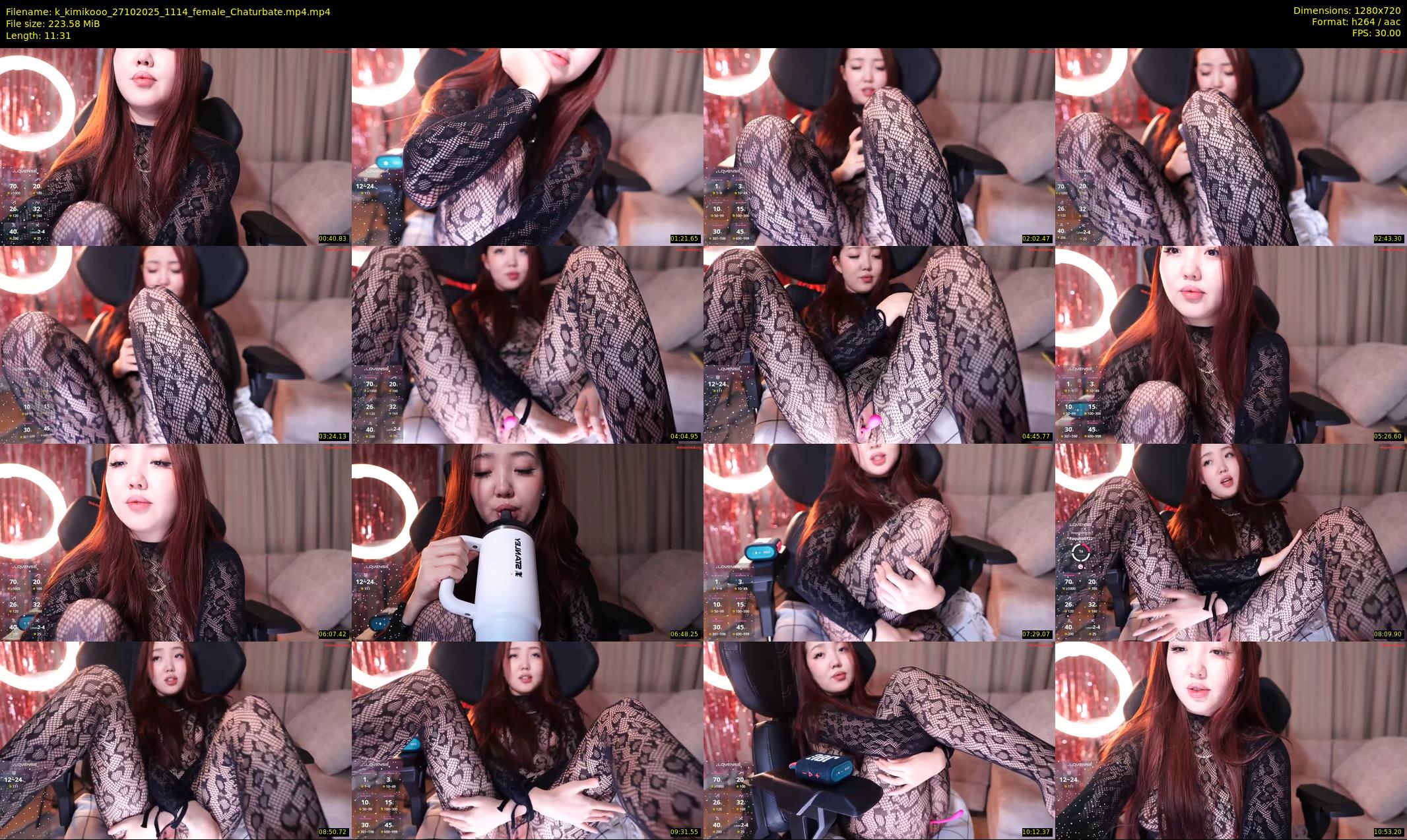 k_kimikooo — 12 minute Chaturbate female cam show recording, 720p, Oct 27, 2025