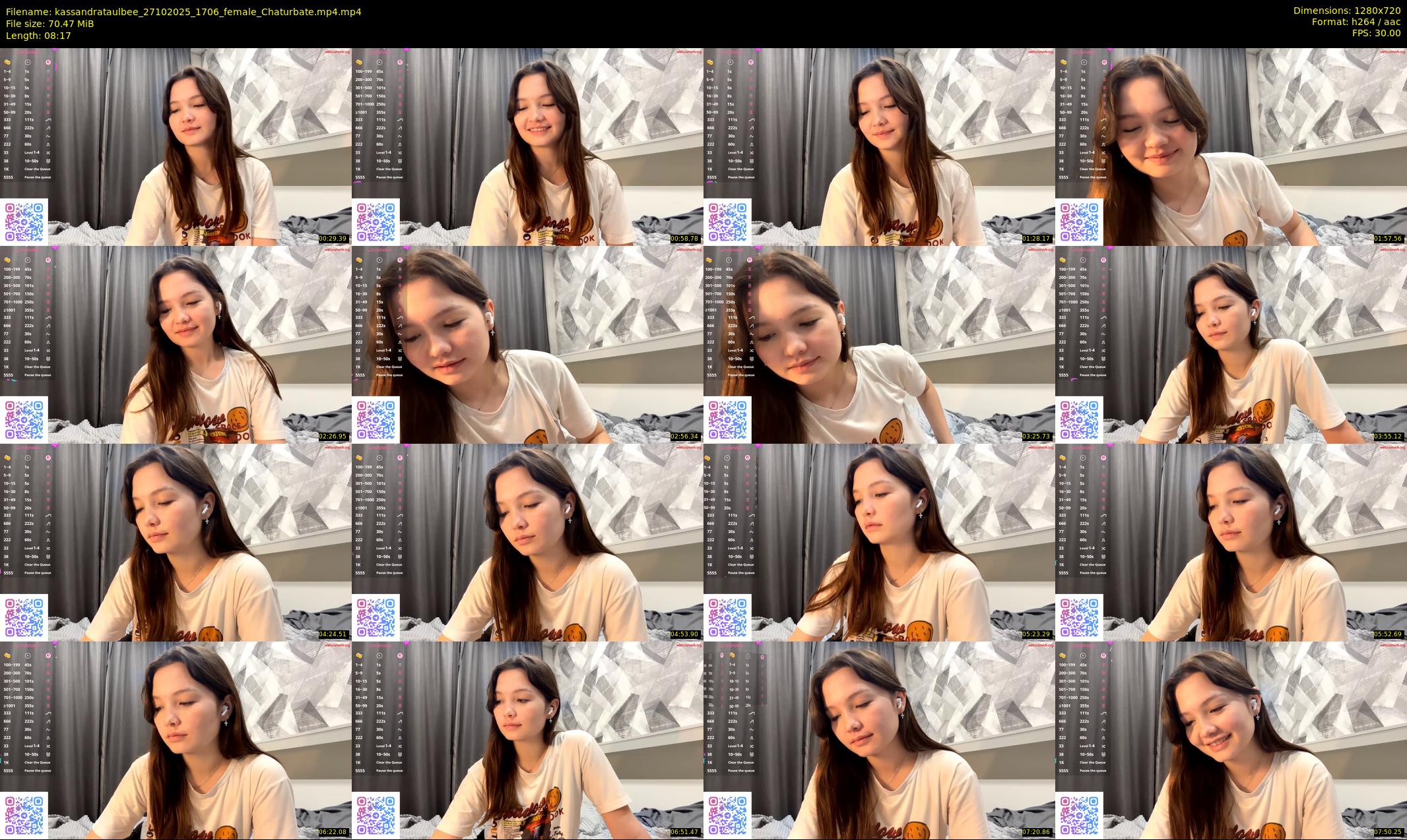 kassandrataulbee — 9 minute Chaturbate female cam show recording, 720p, Oct 27, 2025