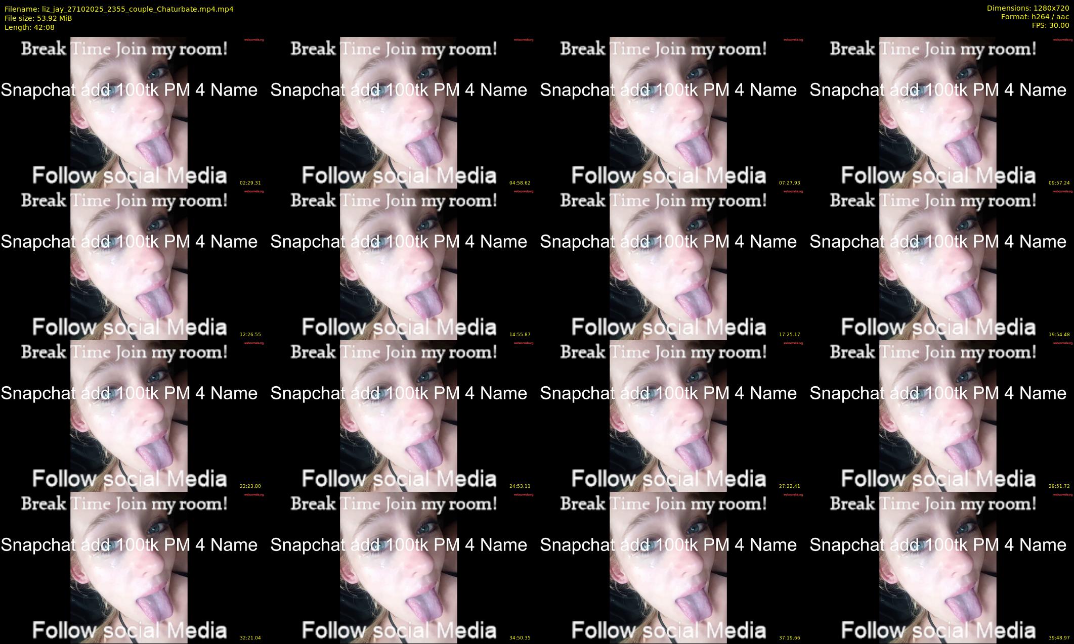 liz_jay — 43 minute Chaturbate couple cam show recording, 720p, Oct 27, 2025
