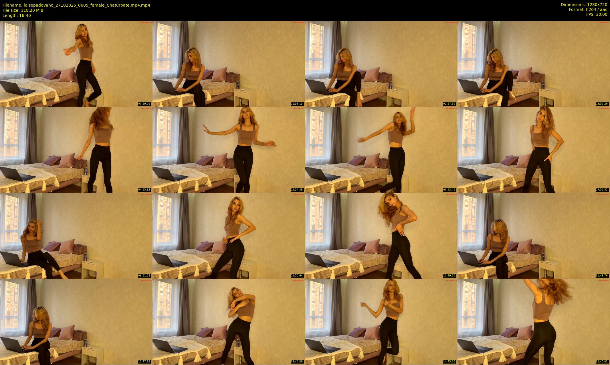 loisepadovano — 17 minute Chaturbate female cam show recording, 720p, Oct 27, 2025