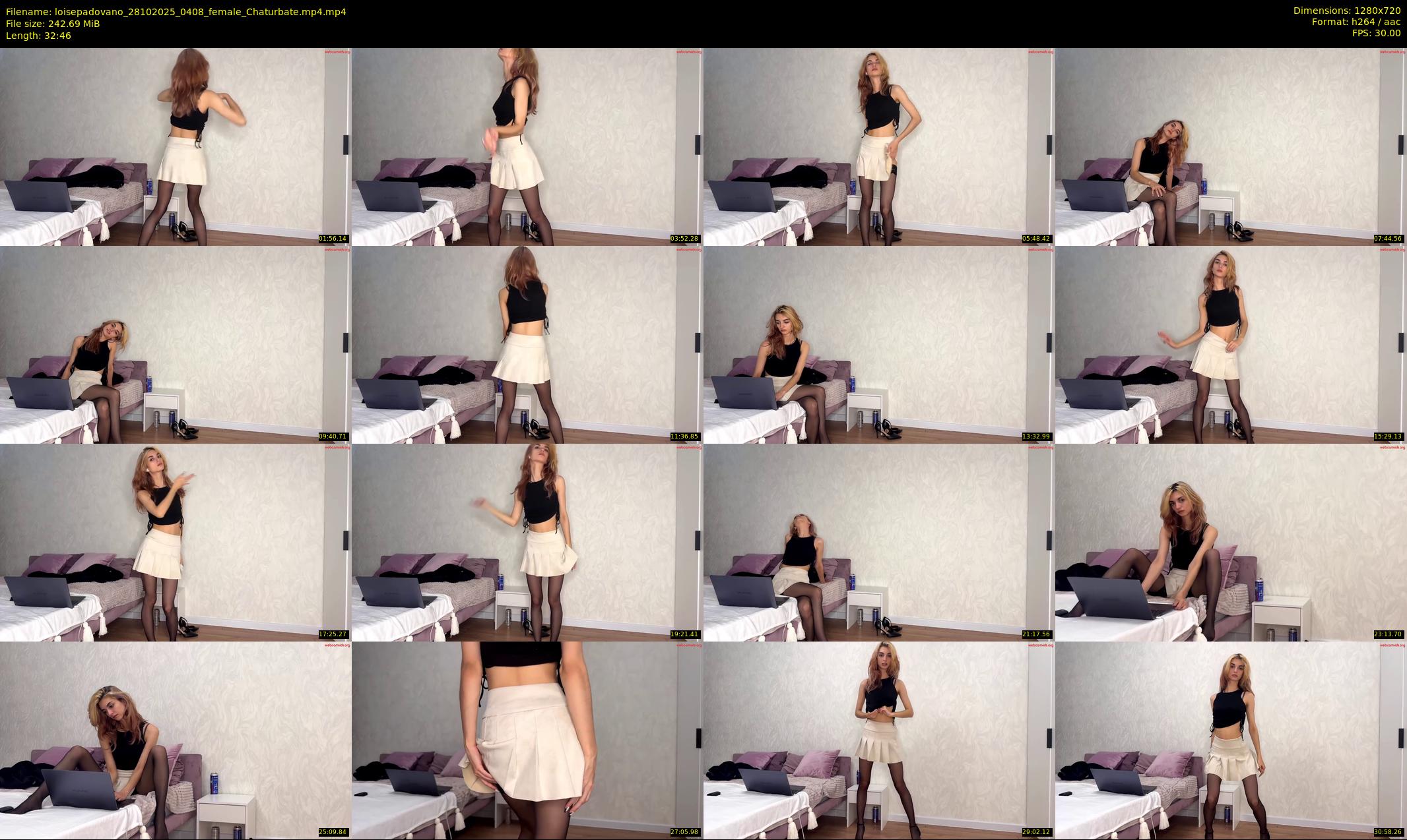 loisepadovano — 33 minute Chaturbate female cam show recording, 720p, Oct 28, 2025
