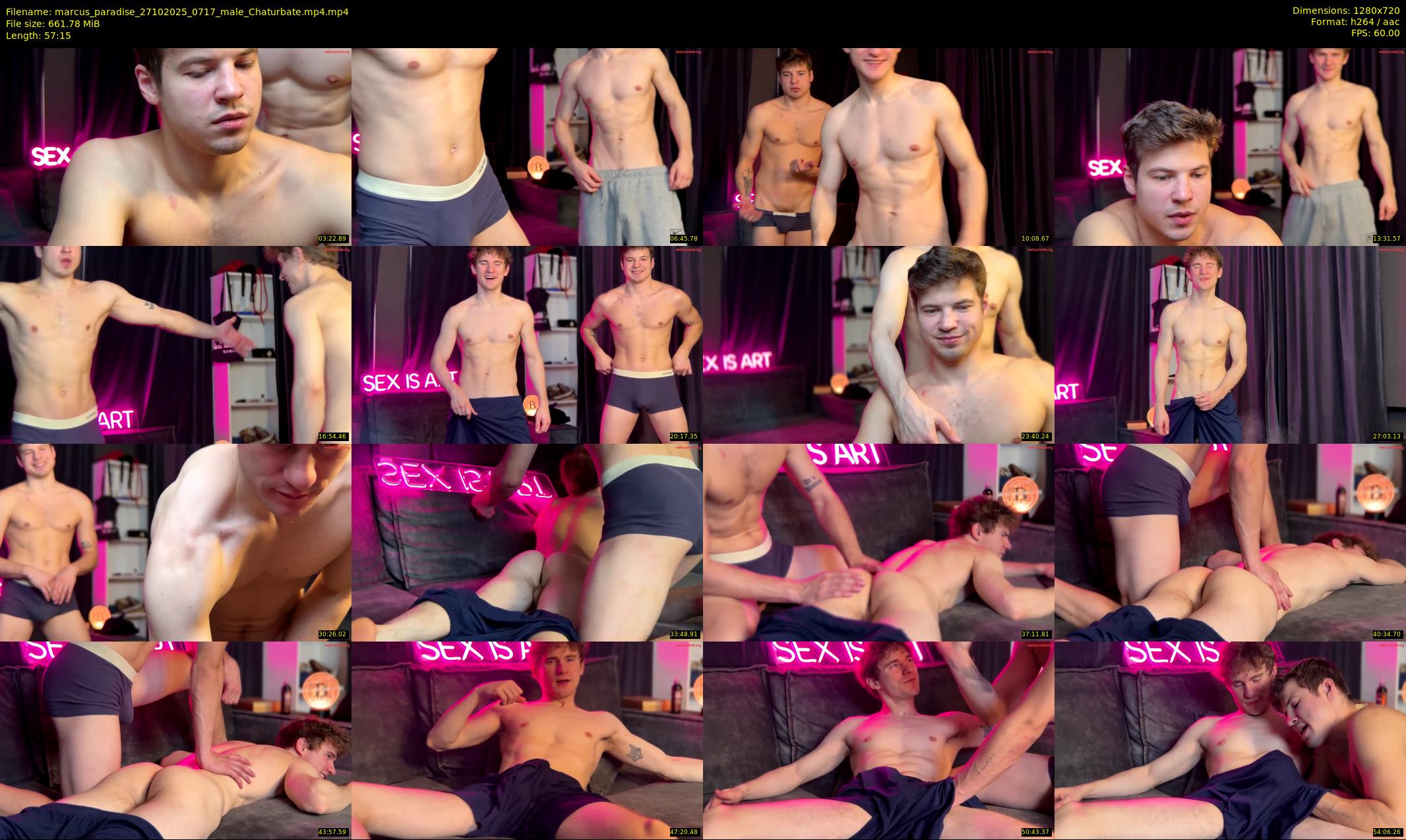 marcus_paradise — 58 minute Chaturbate male cam show recording, 720p, Oct 27, 2025