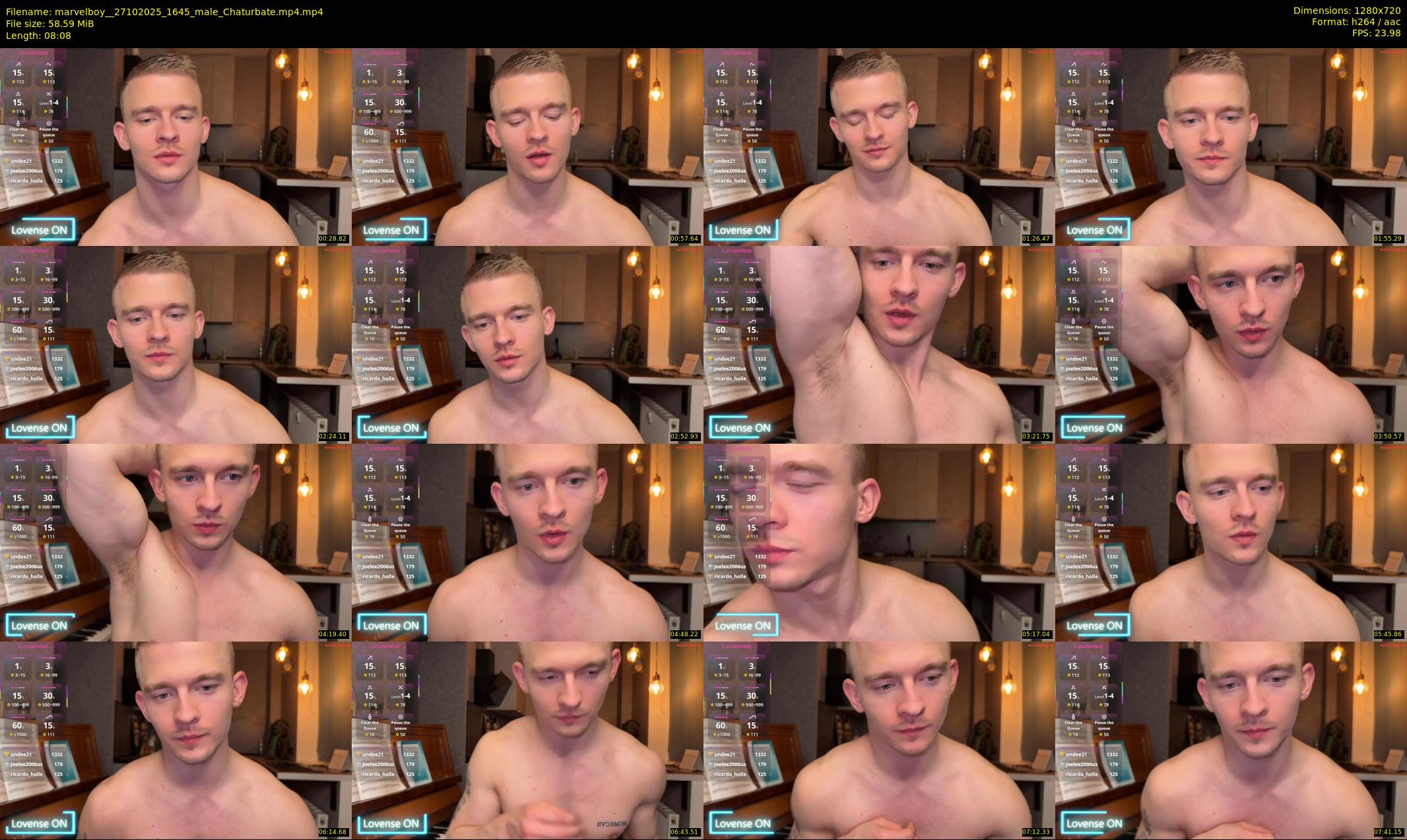 marvelboy_ — 9 minute Chaturbate male cam show recording, 720p, Oct 27, 2025