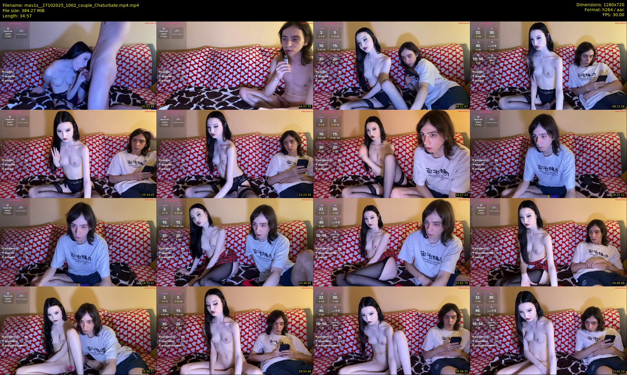 mav1s_ — 35 minute Chaturbate couple cam show recording, 720p, Oct 27, 2025