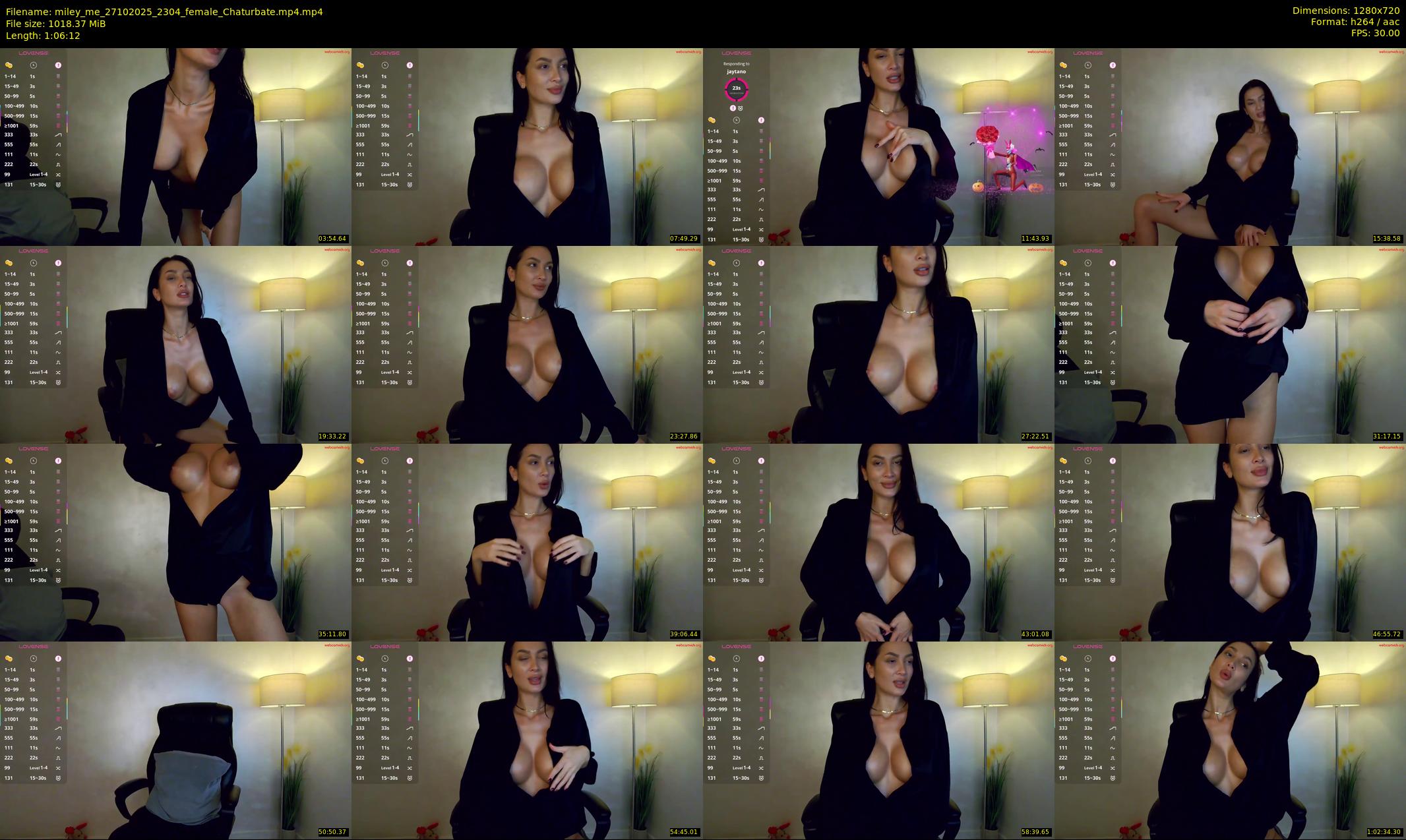miley_me — 67 minute Chaturbate female cam show recording, 720p, Oct 27, 2025