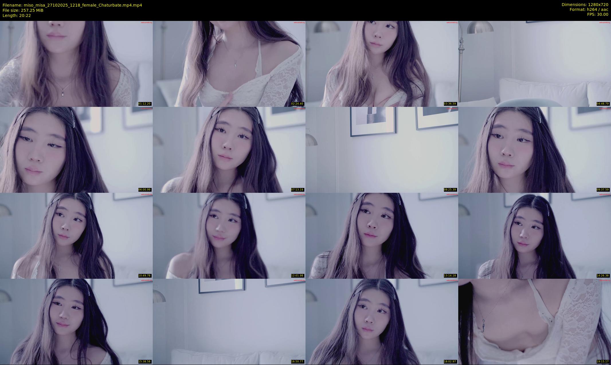 miso_misa — 21 minute Chaturbate female cam show recording, 720p, Oct 27, 2025