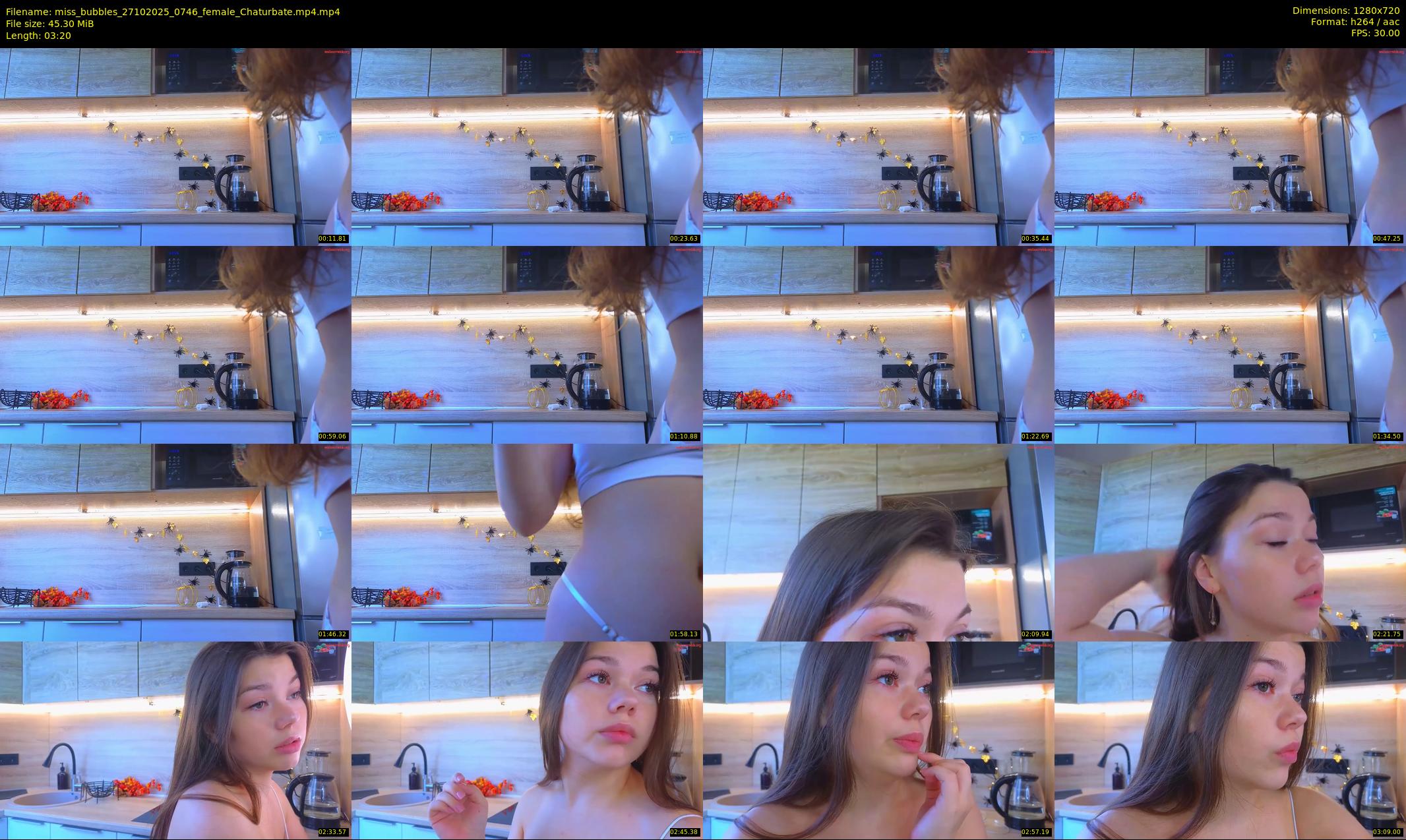 miss_bubbles — 4 minute Chaturbate female cam show recording, 720p, Oct 27, 2025
