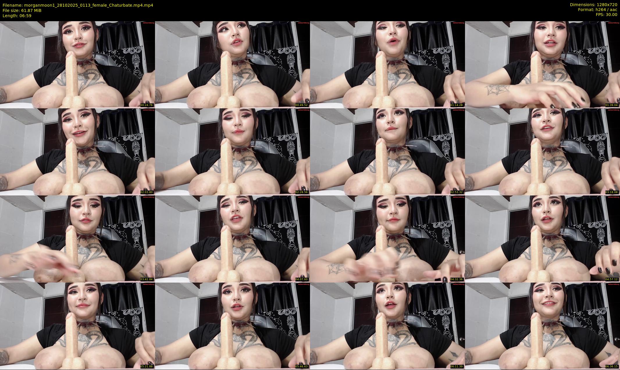 morganmoon1 — 7 minute Chaturbate female cam show recording, 720p, Oct 28, 2025