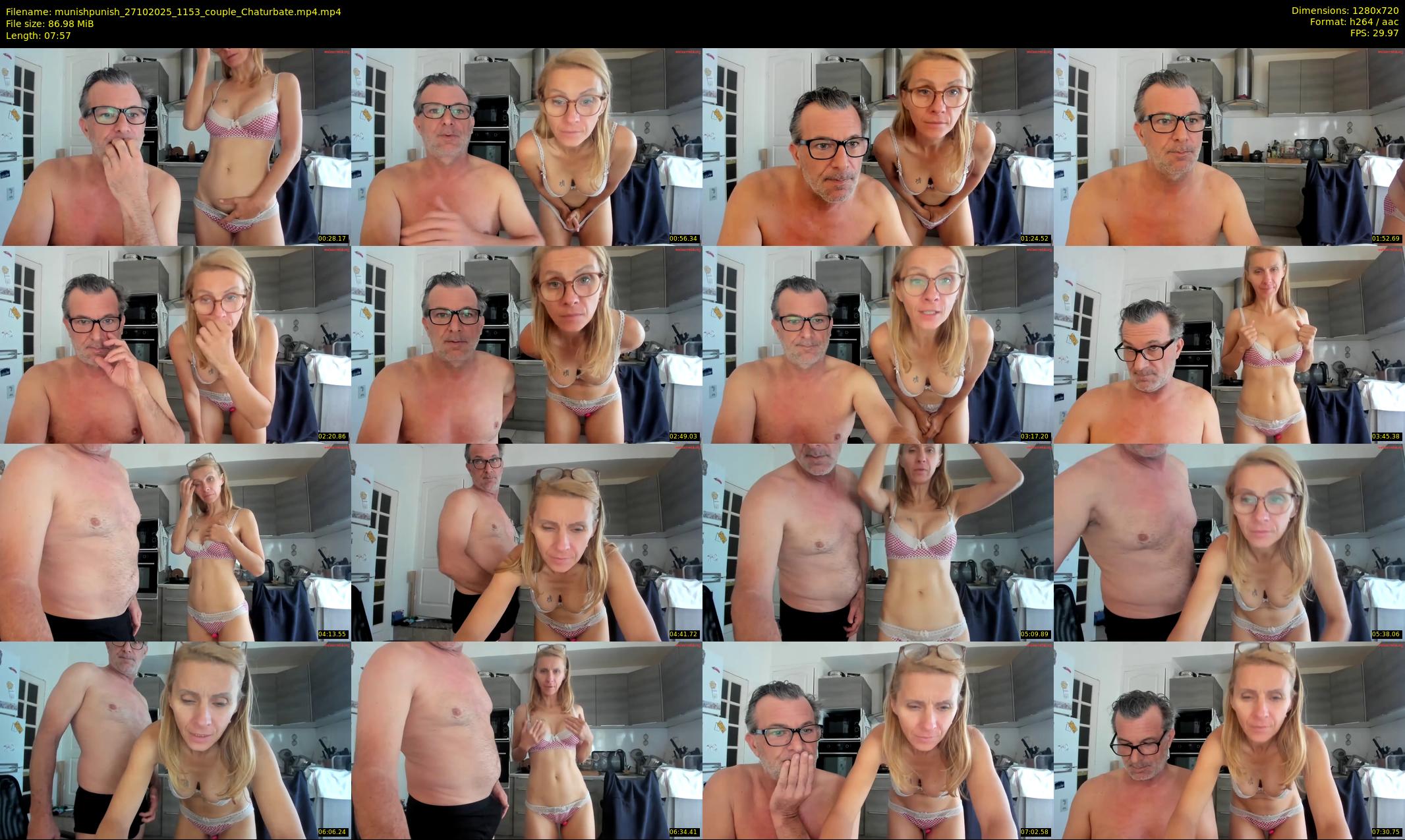 munishpunish — 8 minute Chaturbate couple cam show recording, 720p, Oct 27, 2025