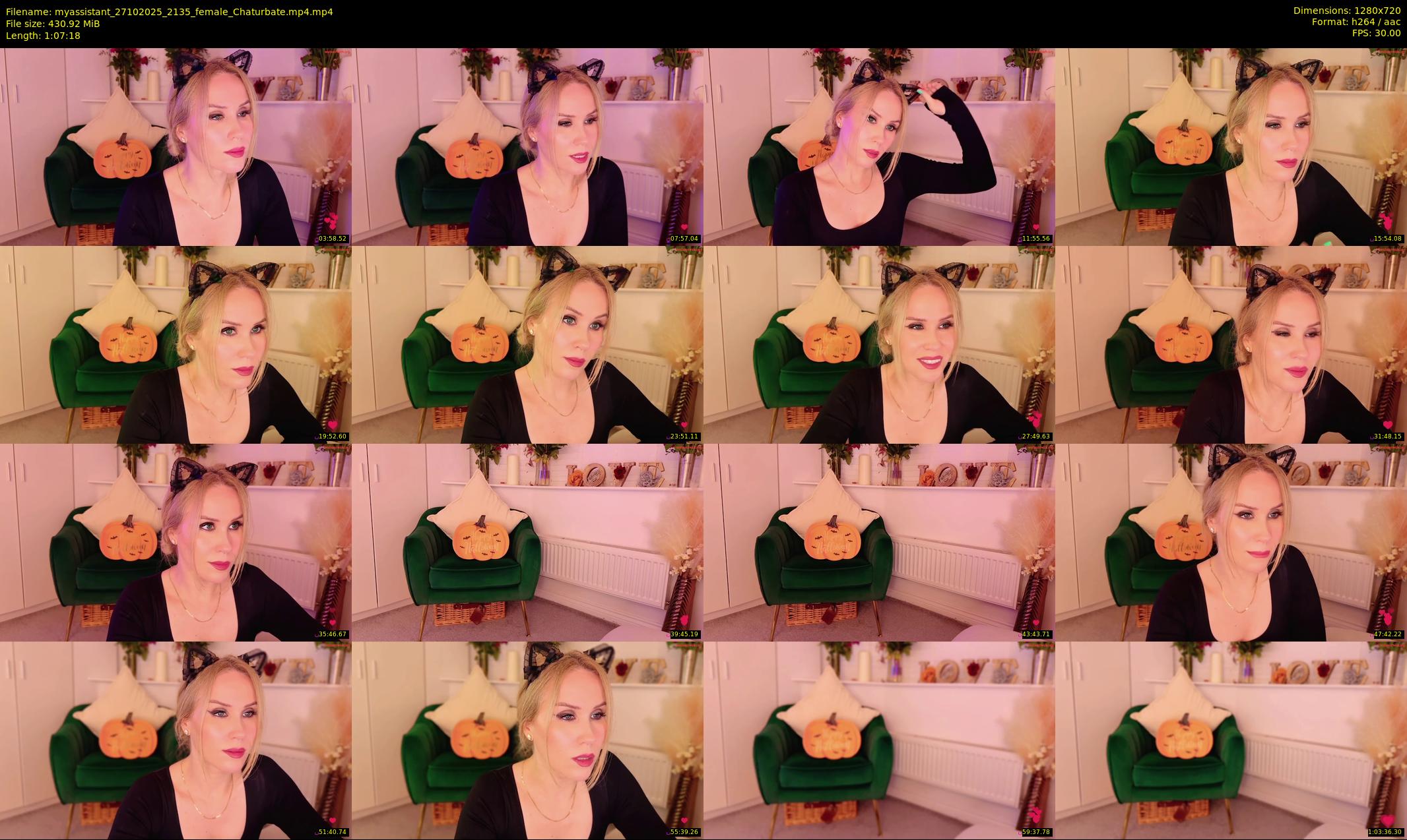 myassistant — 68 minute Chaturbate female cam show recording, 720p, Oct 27, 2025