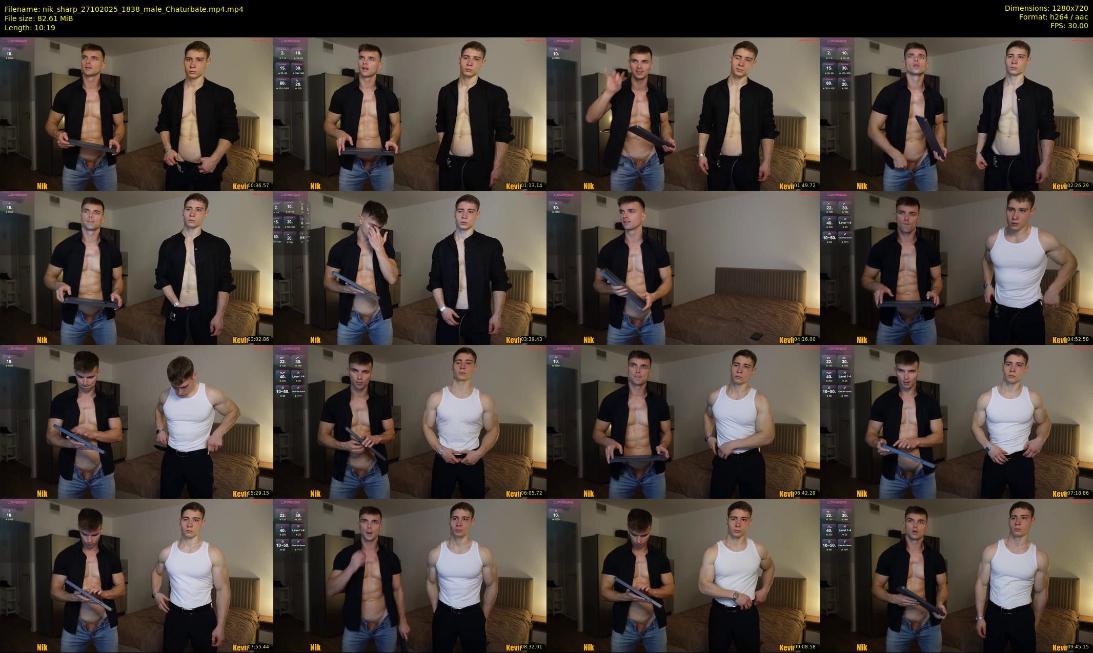 nik_sharp — 11 minute Chaturbate male cam show recording, 720p, Oct 27, 2025