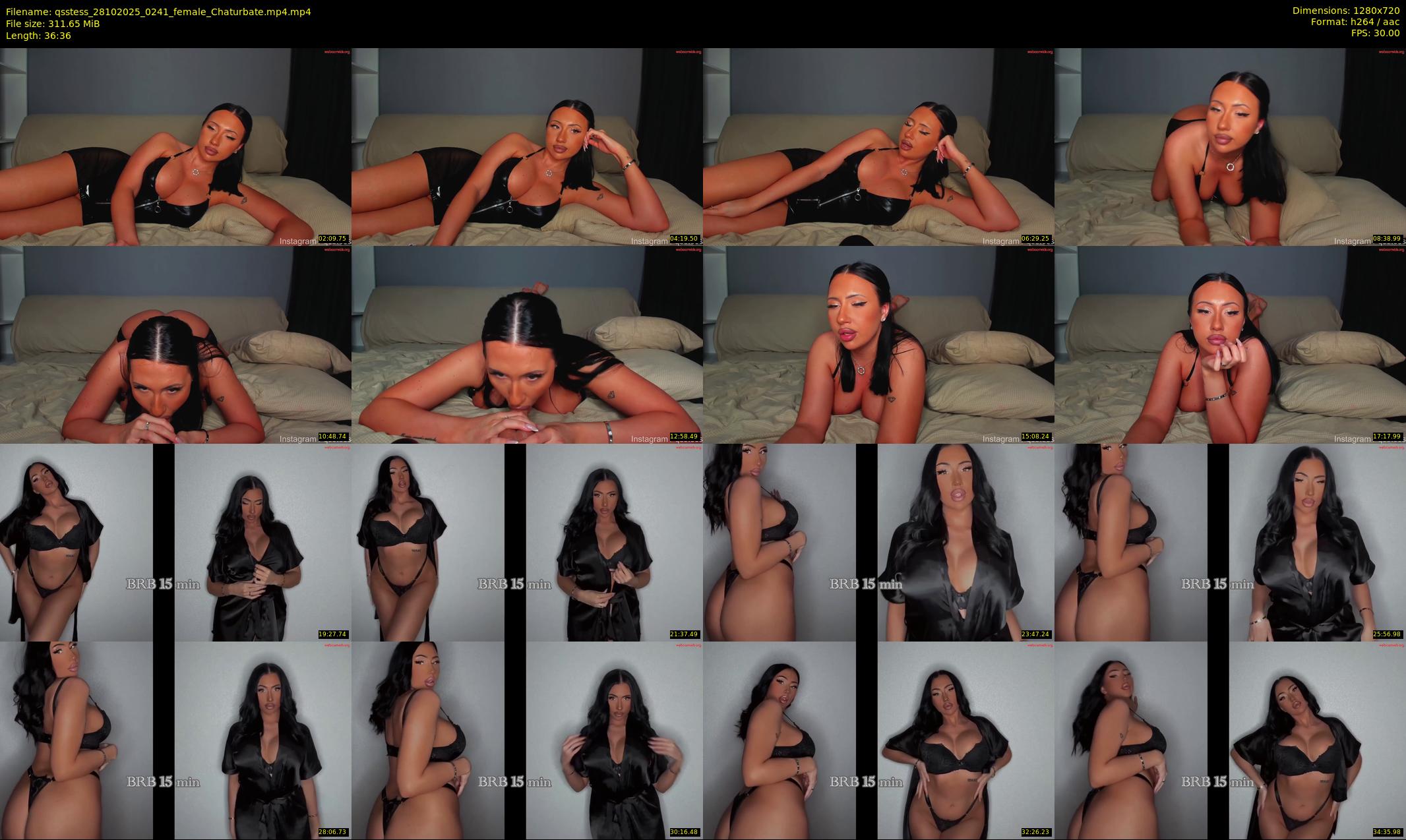 qsstess — 37 minute Chaturbate female cam show recording, 720p, Oct 28, 2025