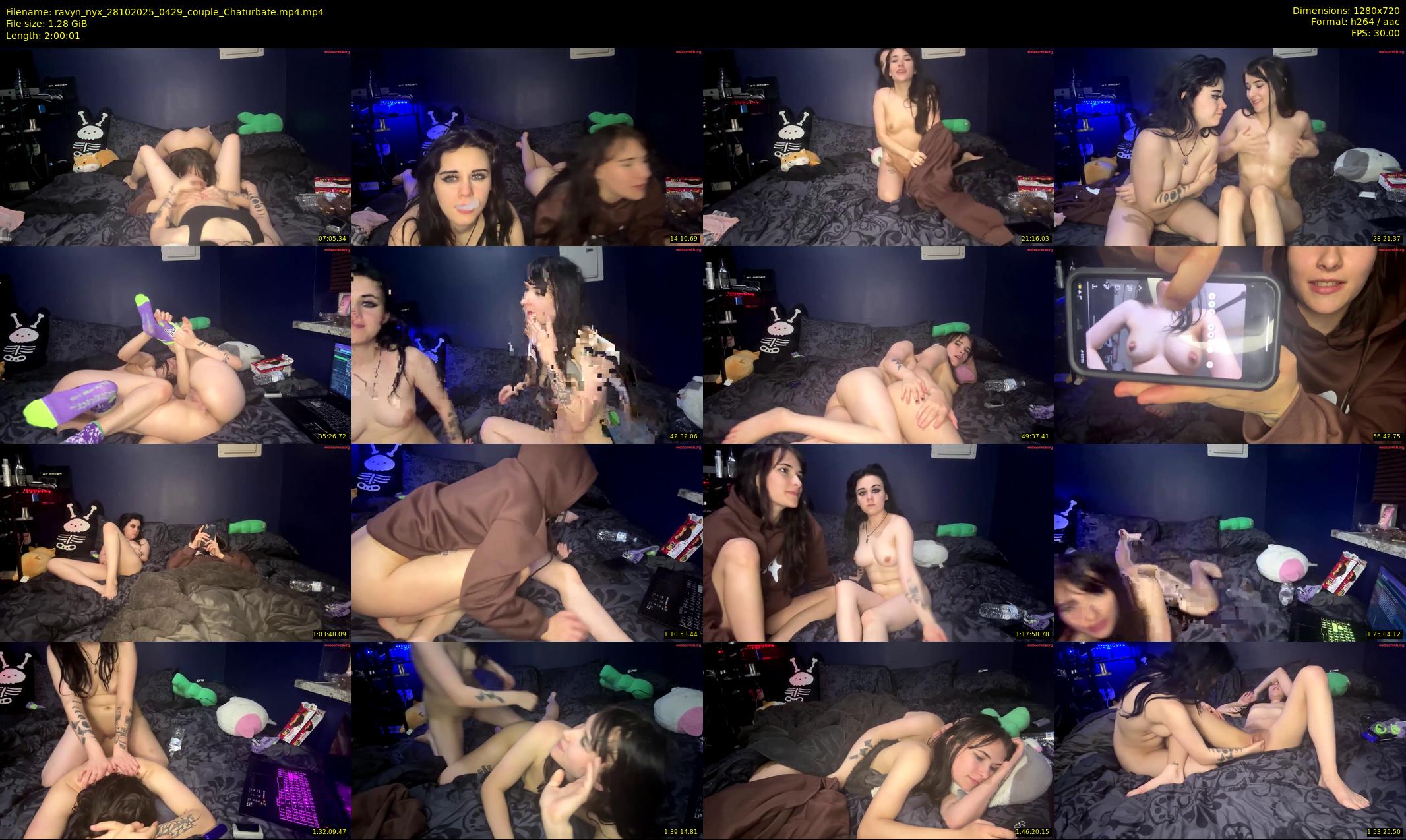 ravyn_nyx — 121 minute Chaturbate female cam show recording, 720p, Oct 28, 2025