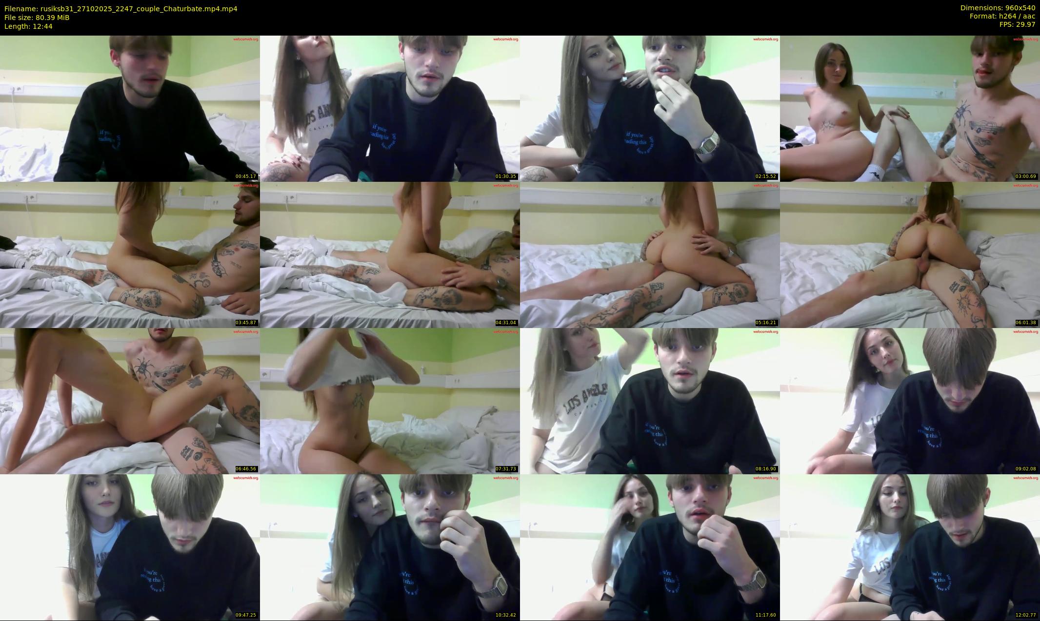 rusiksb31 — 13 minute Chaturbate couple cam show recording, 480p, Oct 27, 2025