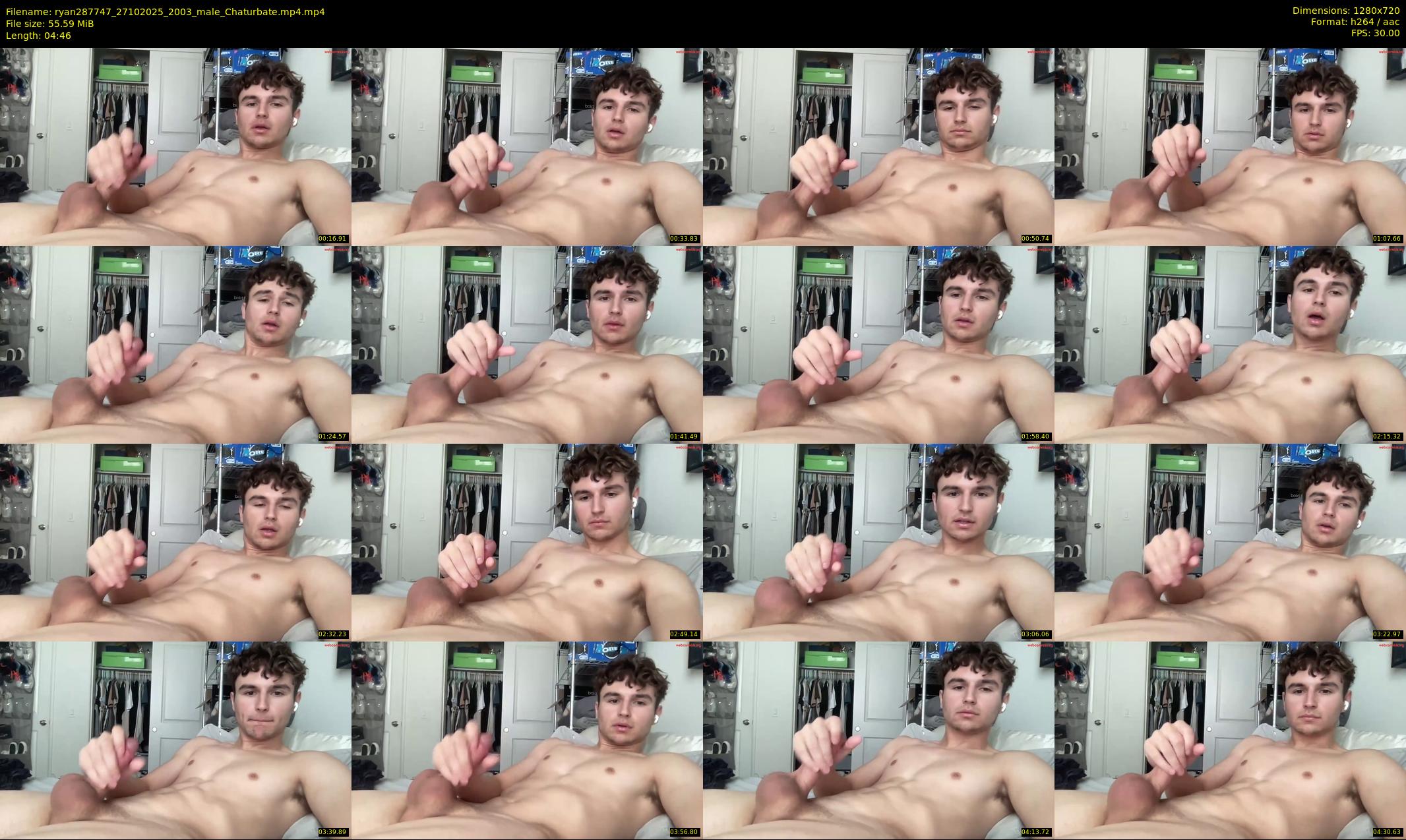 ryan287747 — 5 minute Chaturbate male cam show recording, 720p, Oct 27, 2025