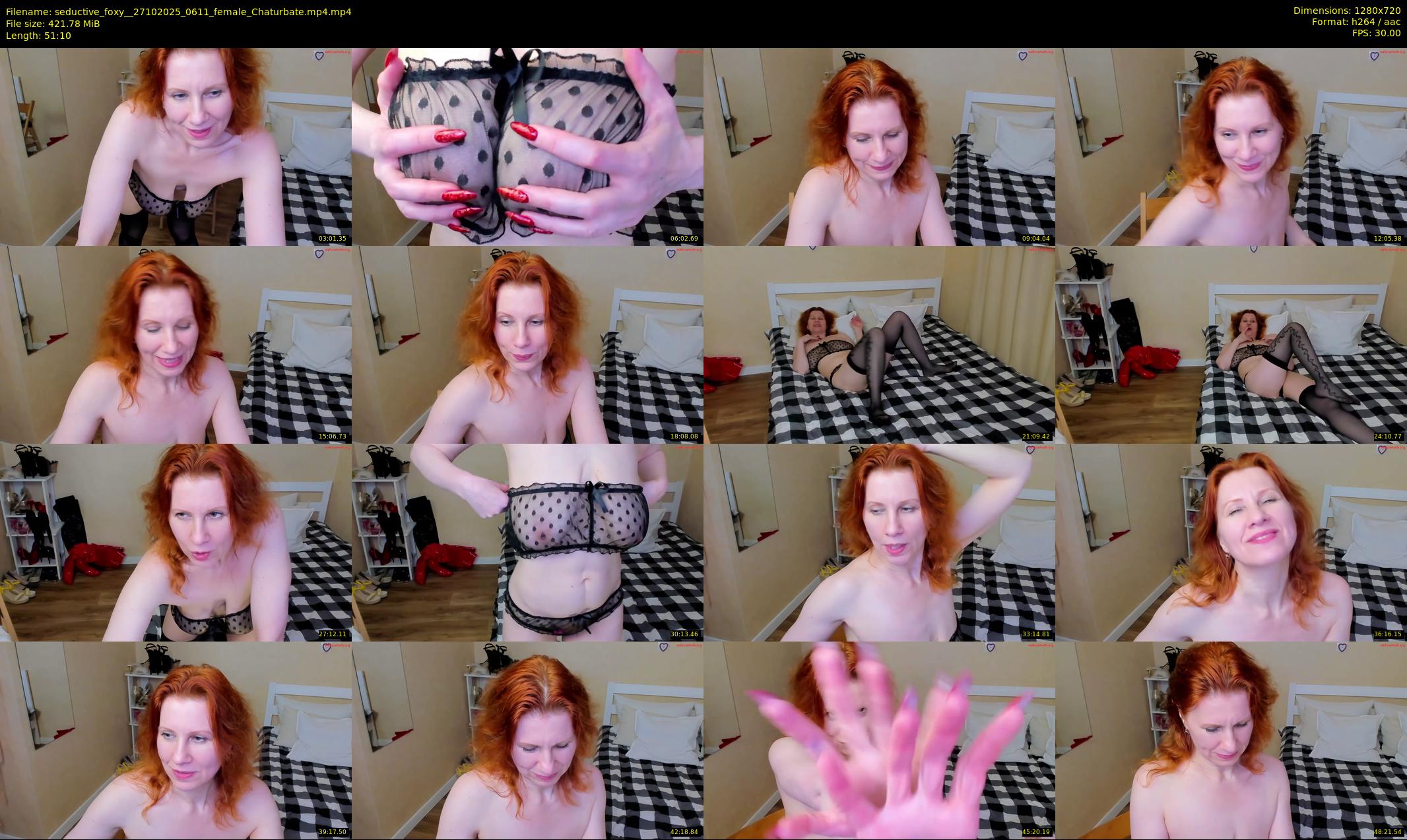 seductive_foxy_ — 52 minute Chaturbate female cam show recording, 720p, Oct 27, 2025